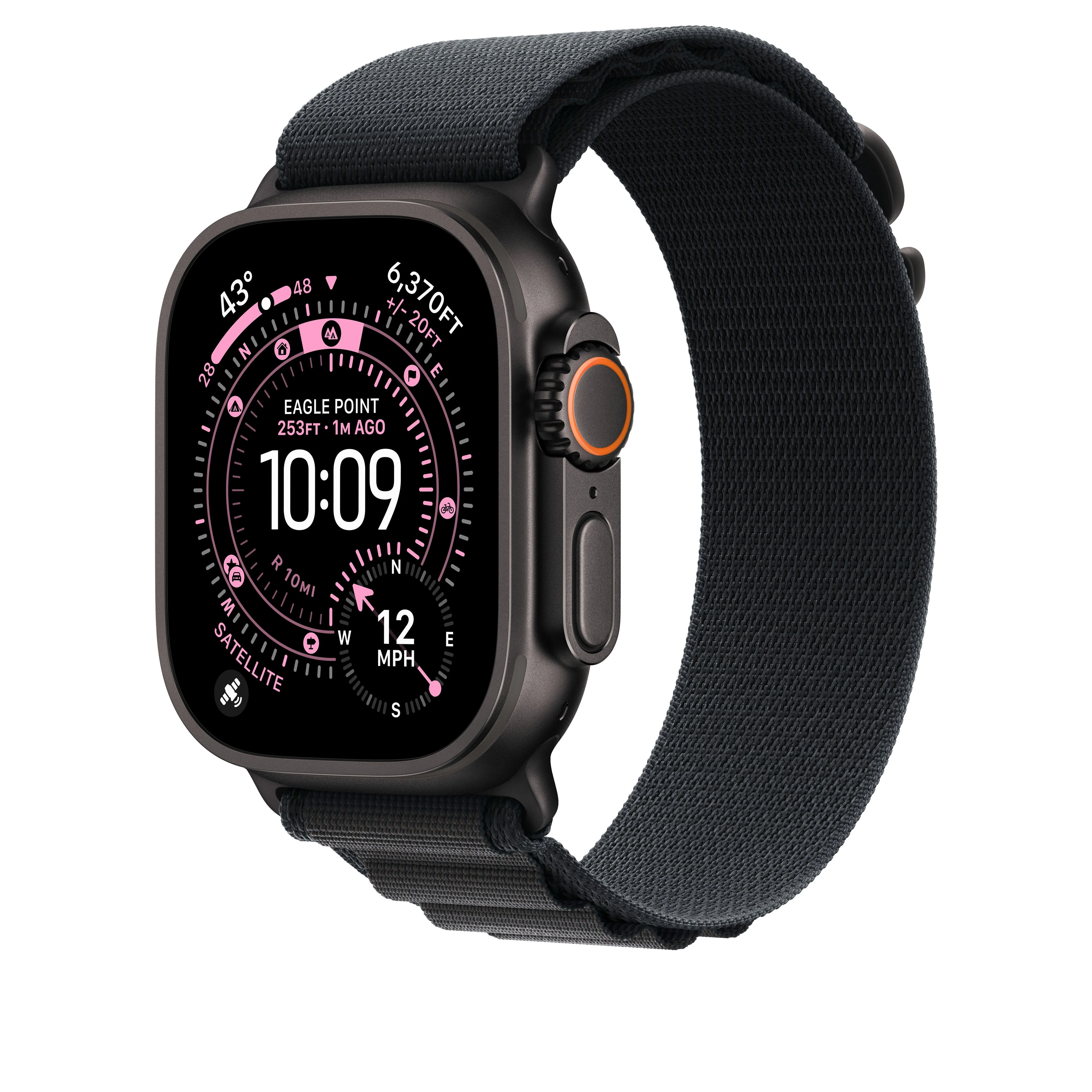 49mm Black Alpine Loop - Large - Black Titanium Finish - Image 2