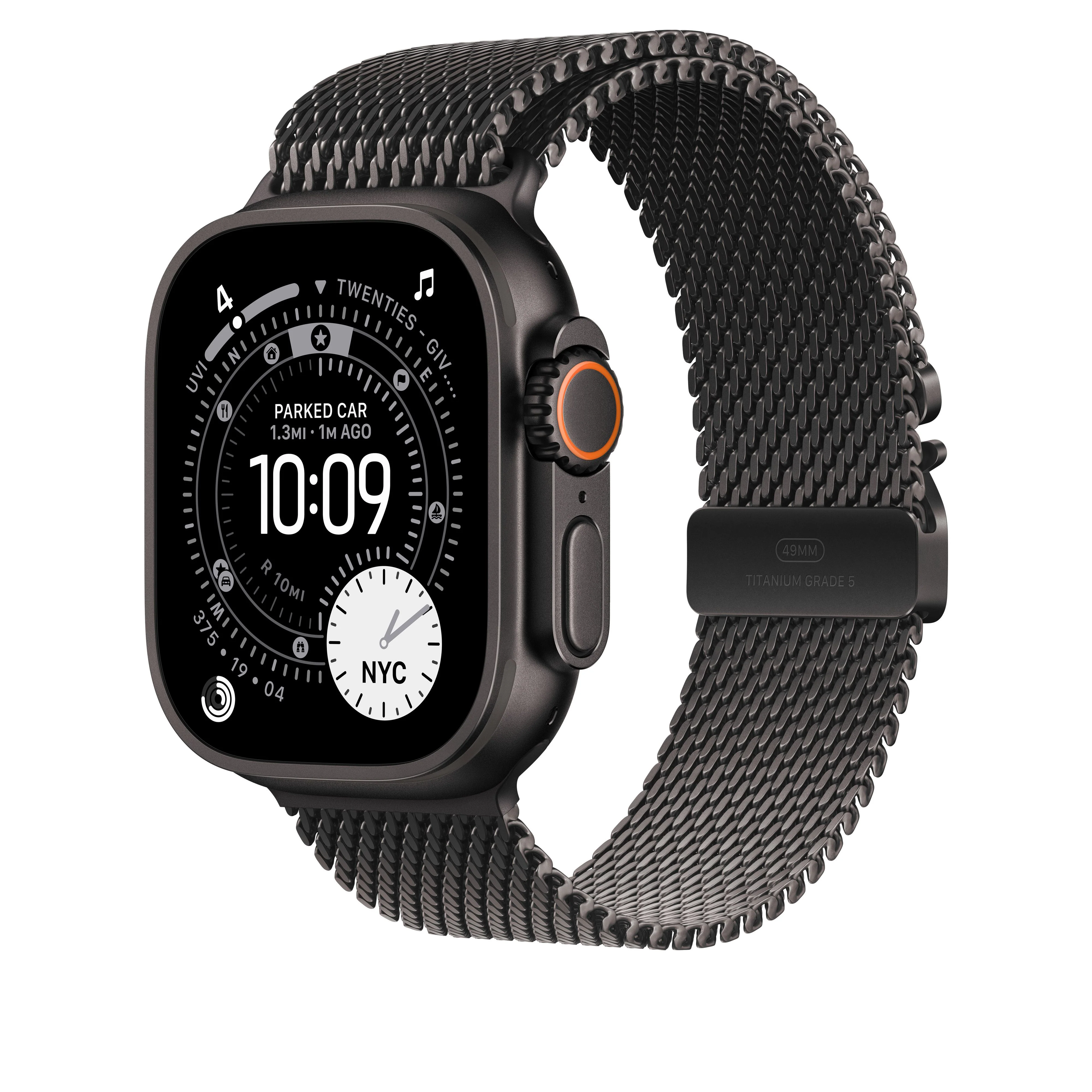 49mm Black Titanium Milanese Loop - Medium - Image 2