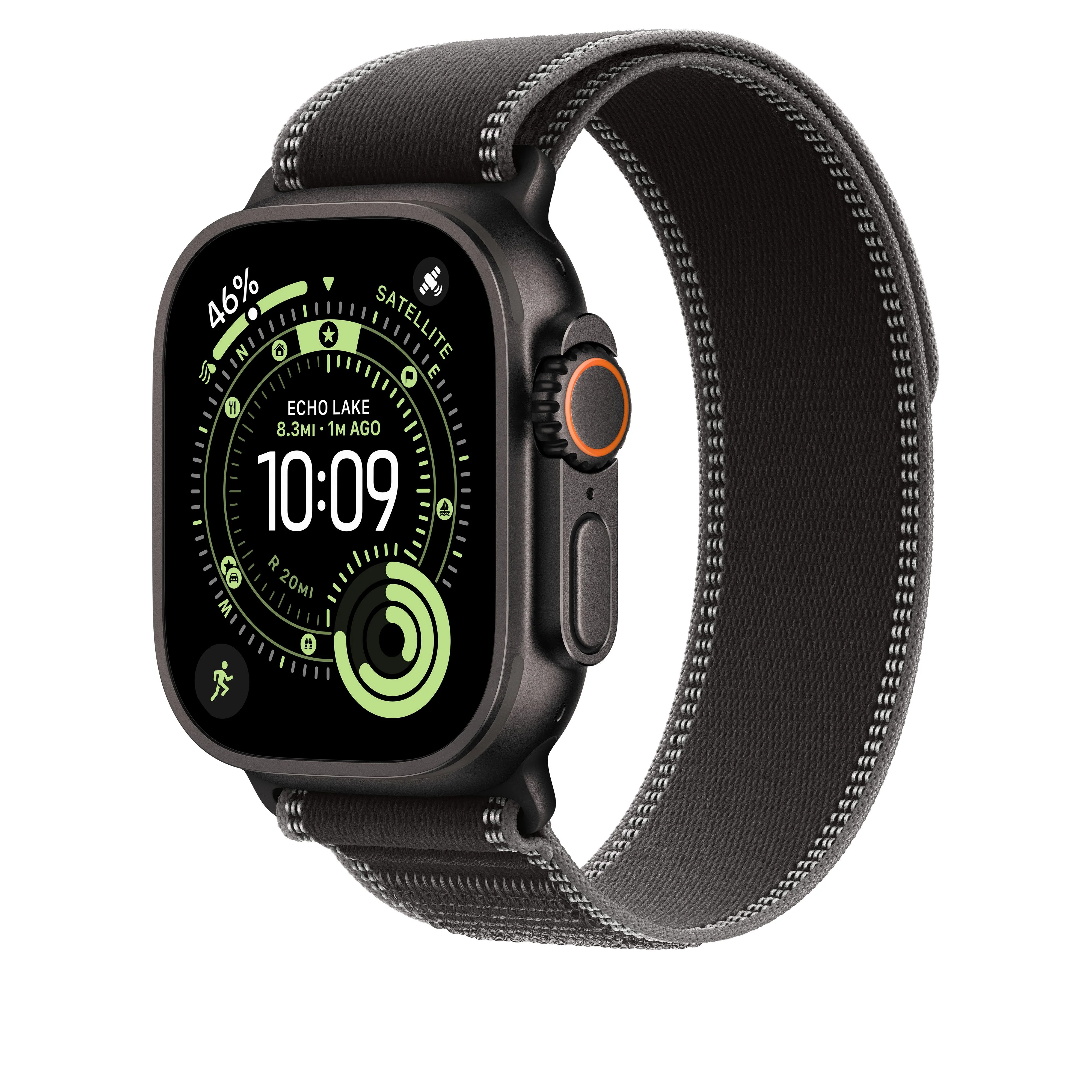49mm Black/Charcoal Trail Loop - S/M - Black Titanium Finish - Image 2