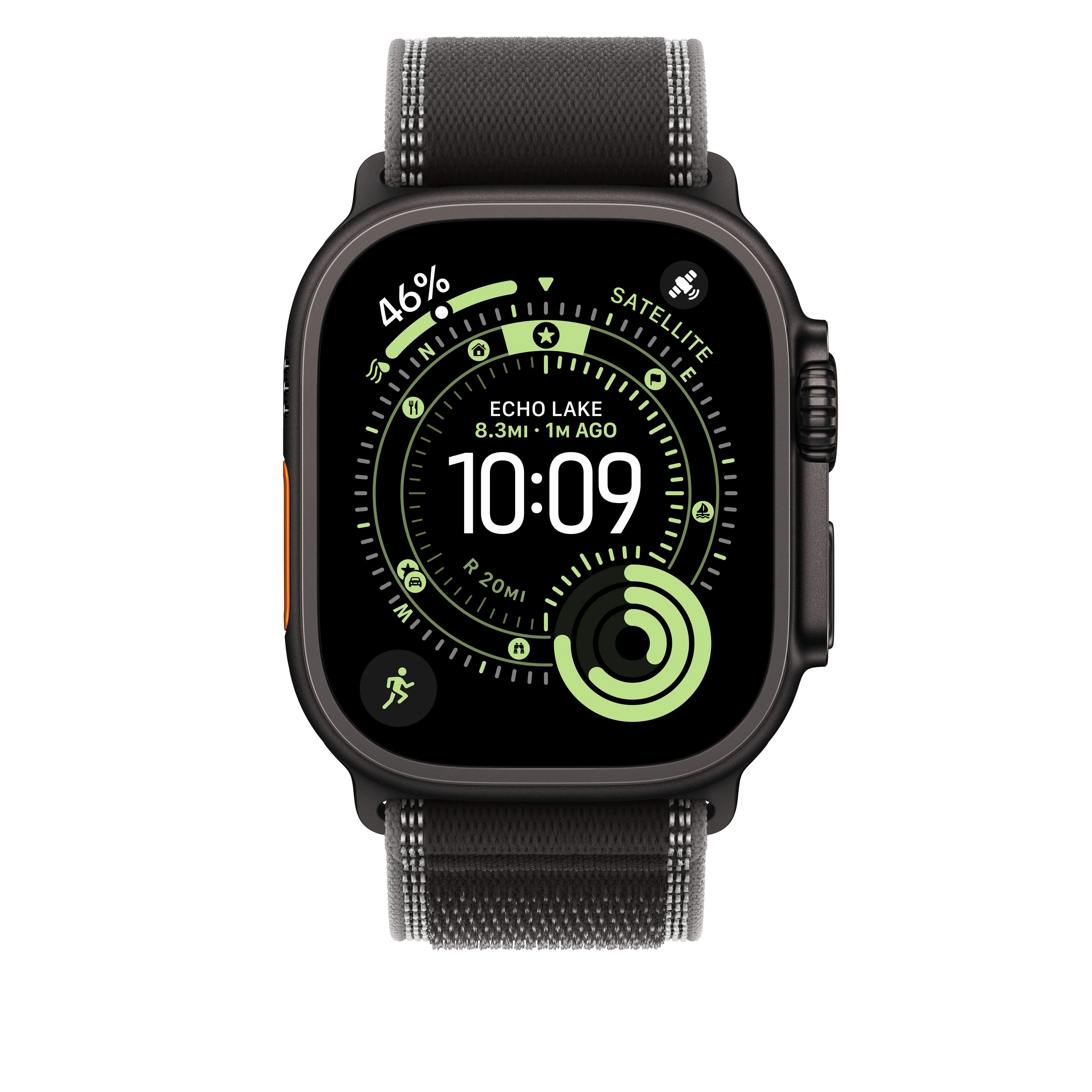 49mm Black/Charcoal Trail Loop - S/M - Black Titanium Finish - Image 3