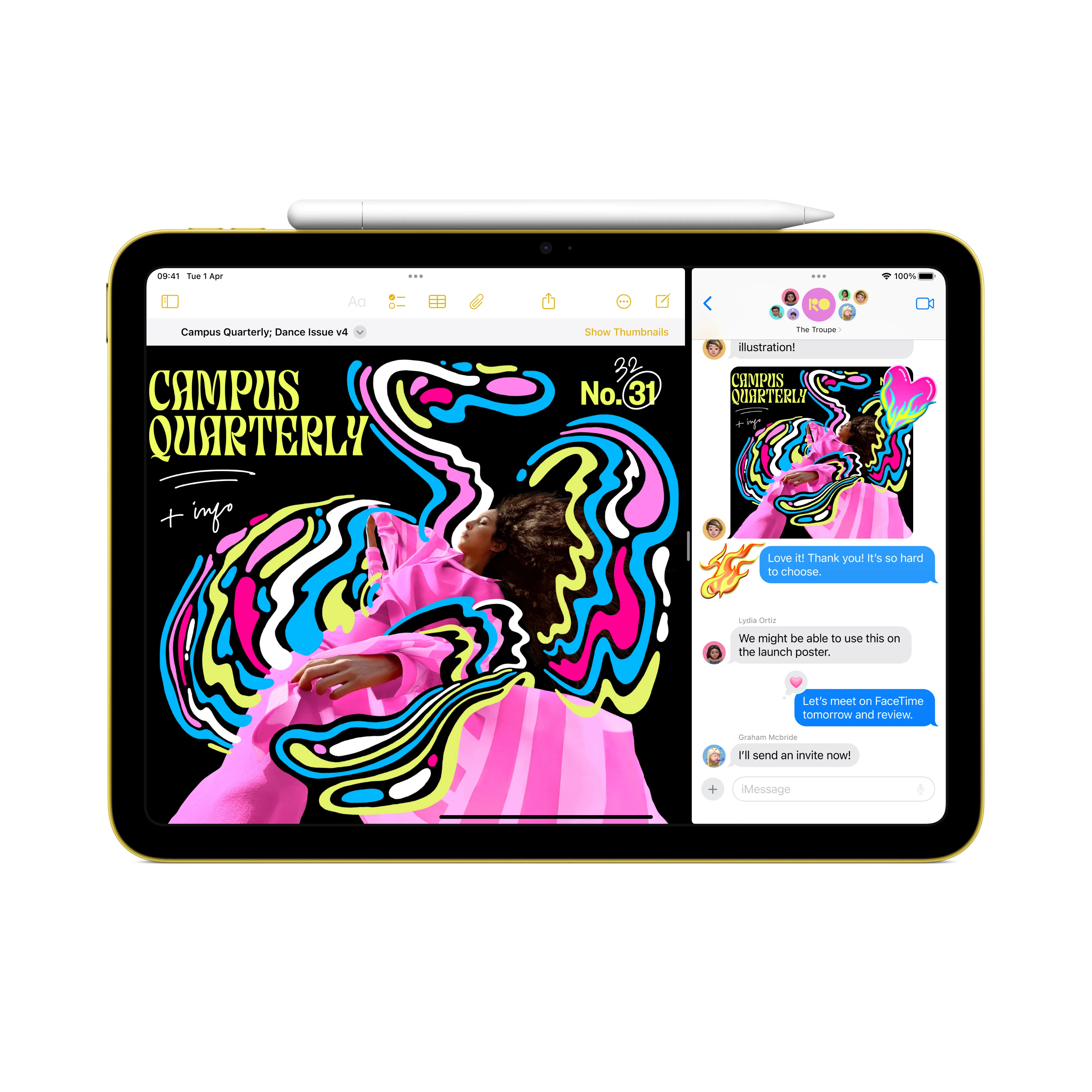 iPad Wi-Fi 512GB - Blue (A16) - Image 4