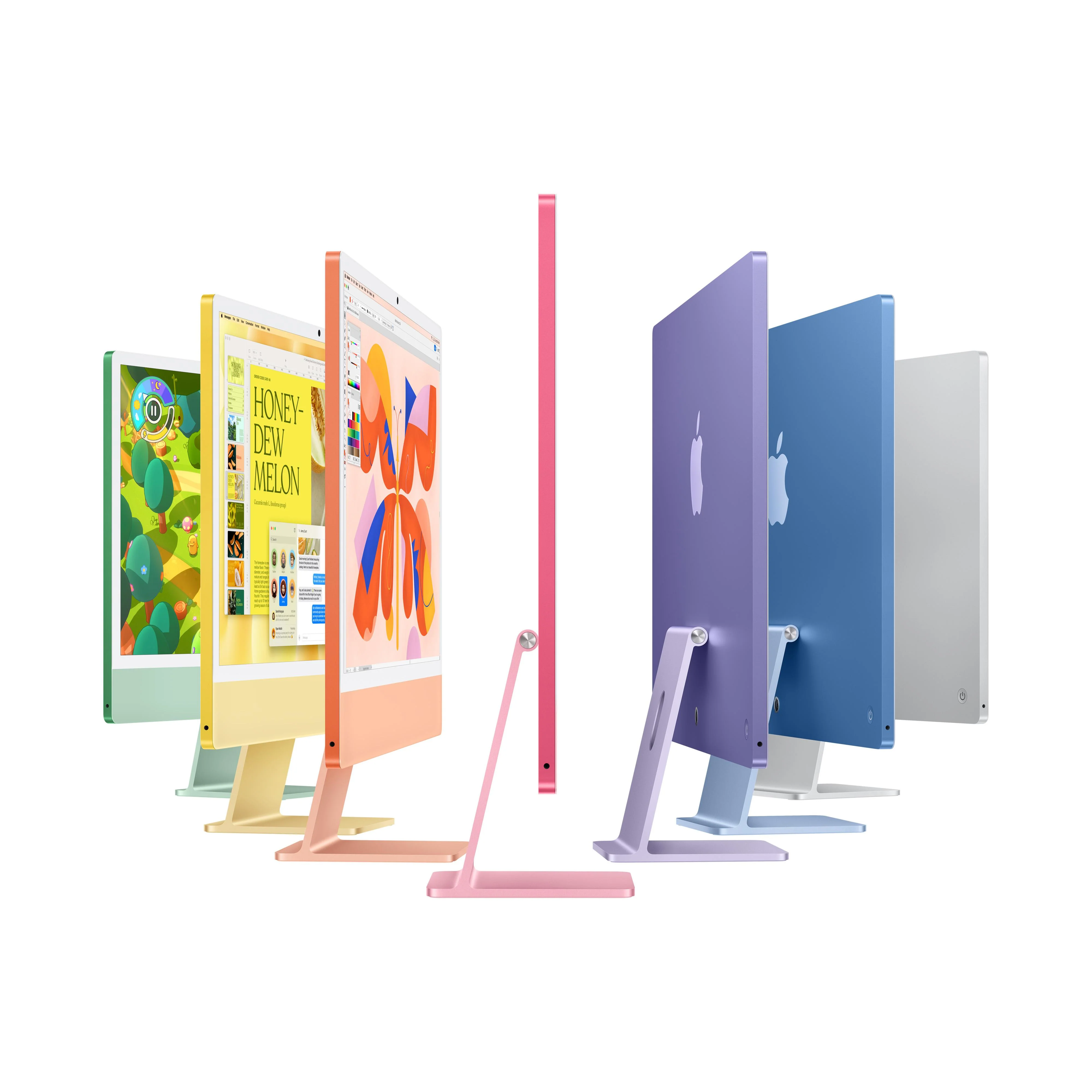 24-inch iMac with Retina 4.5K display: Apple M4 chip with 8-core CPU and 8‑core GPU, 256GB SSD - Purple - Image 4