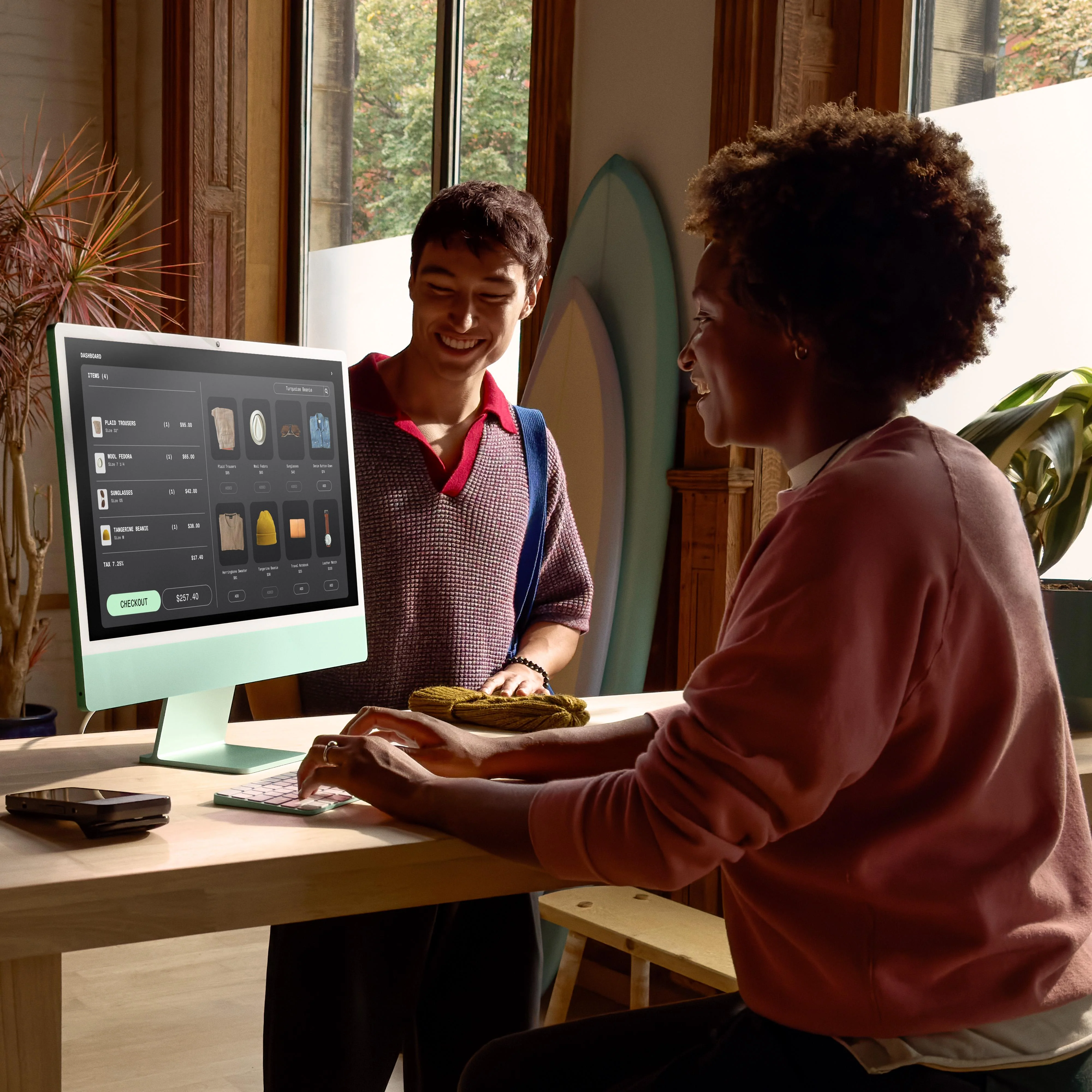 24-inch iMac with Retina 4.5K display: Apple M4 chip with 10-core CPU and 10-core GPU, 512GB SSD - Blue - Image 8