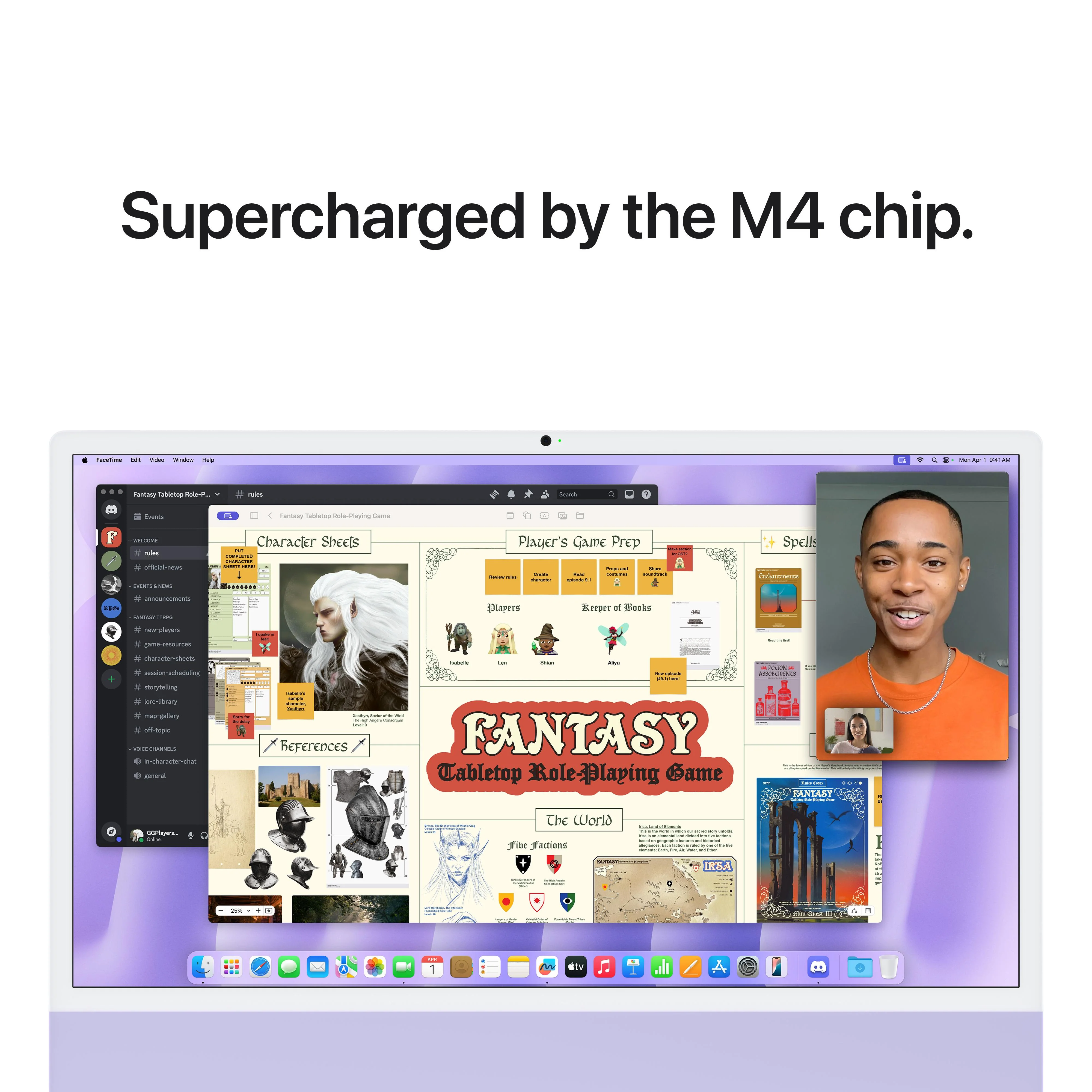 24-inch iMac with Retina 4.5K display: Apple M4 chip with 10-core CPU and 10-core GPU, 256GB SSD - Purple - Image 6
