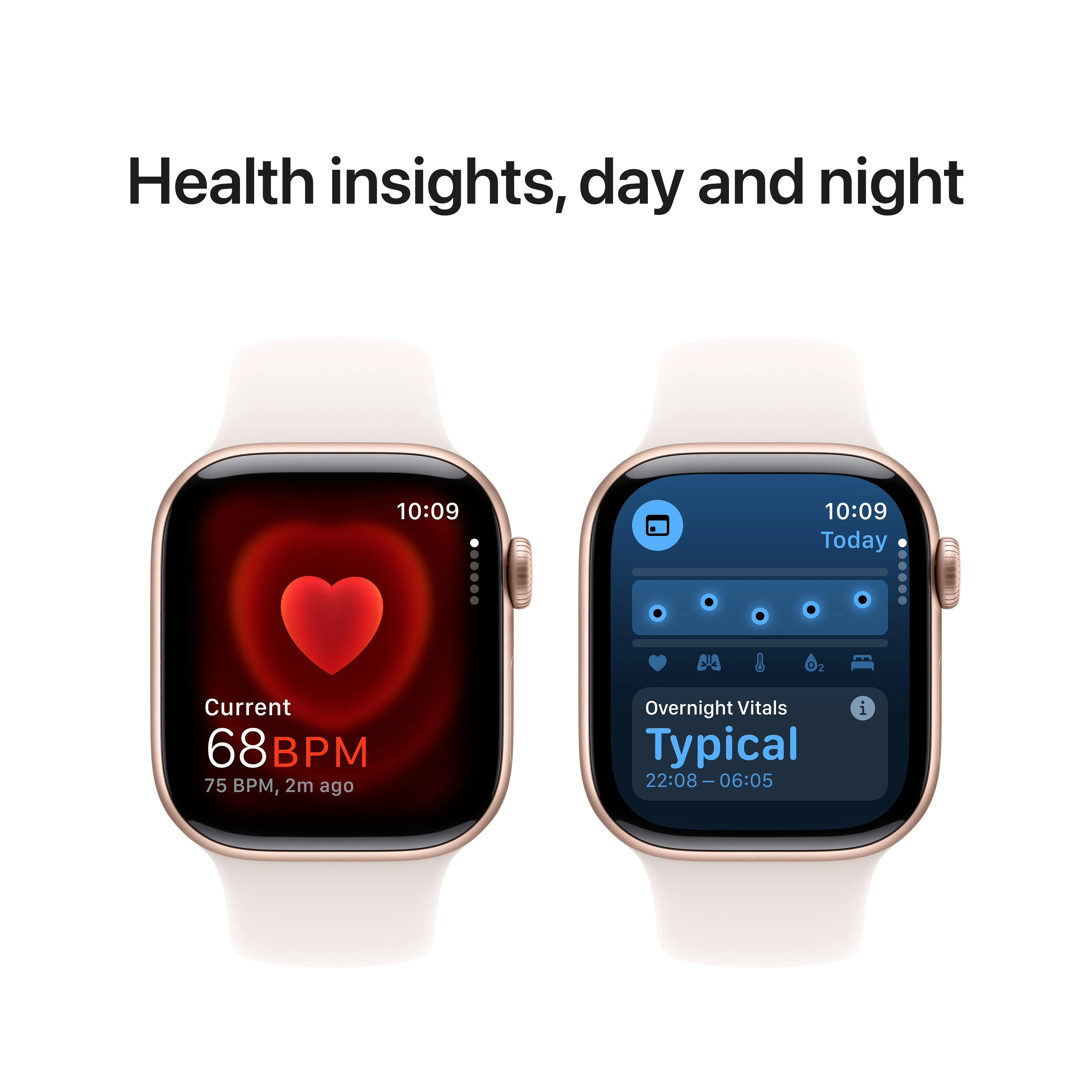 Apple Watch Series 10 GPS + Cellular 42mm Rose Gold Aluminium Case with Light Blush Sport Band - M/L - Image 5