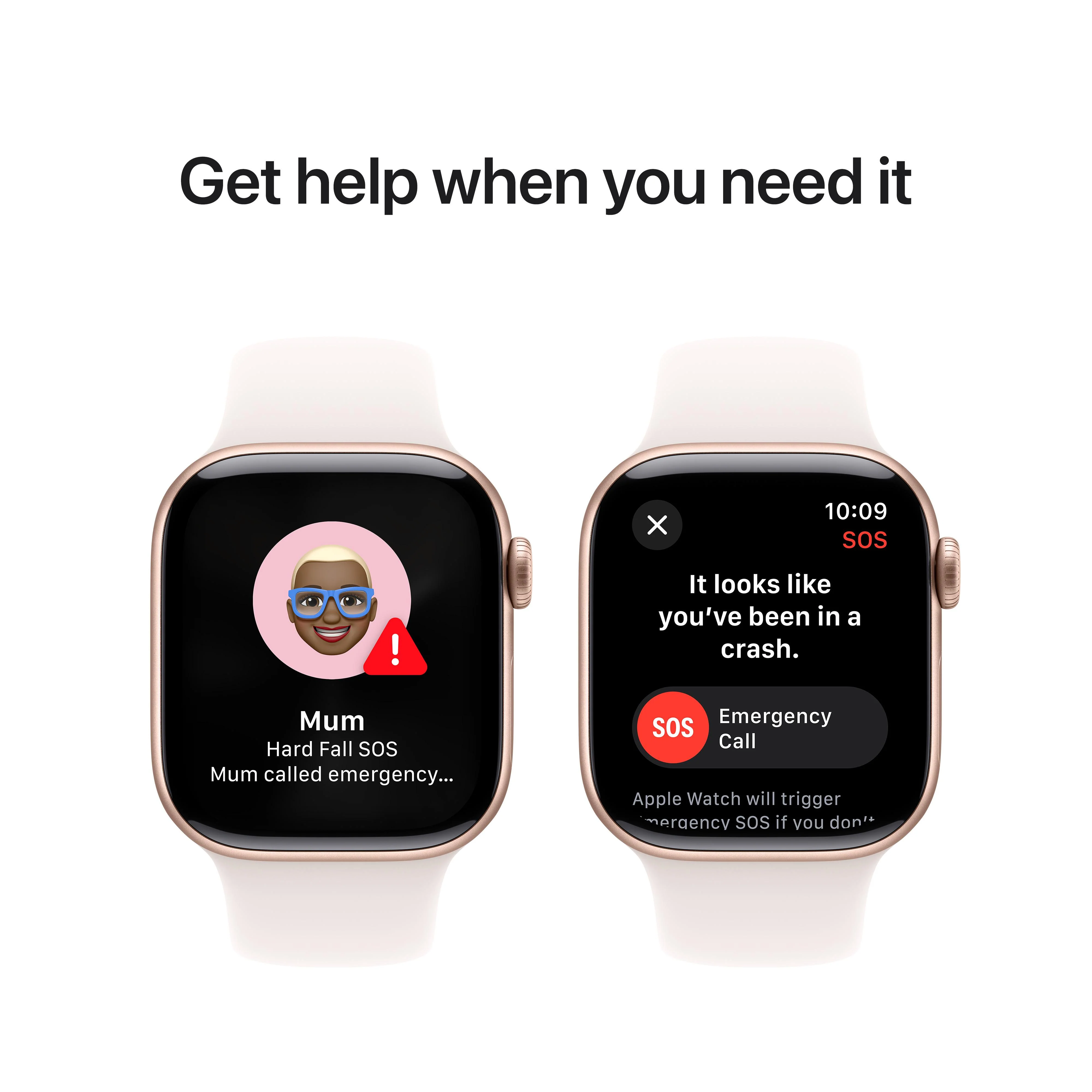 Apple Watch Series 10 GPS + Cellular 42mm Rose Gold Aluminium Case with Light Blush Sport Band - M/L - Image 6