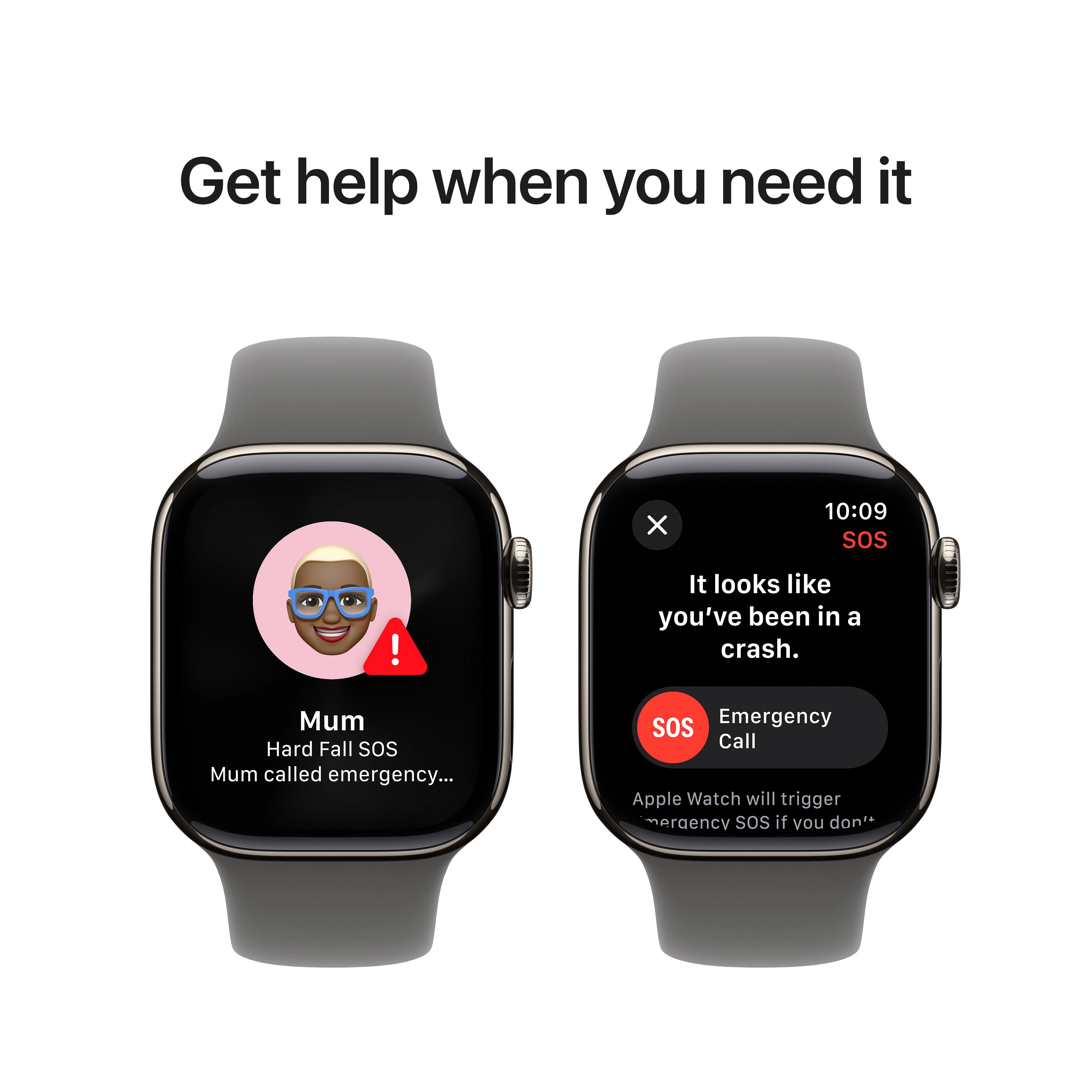 Apple Watch Series 10 GPS + Cellular 42mm Natural Titanium Case with Stone Grey Sport Band - M/L - Image 6