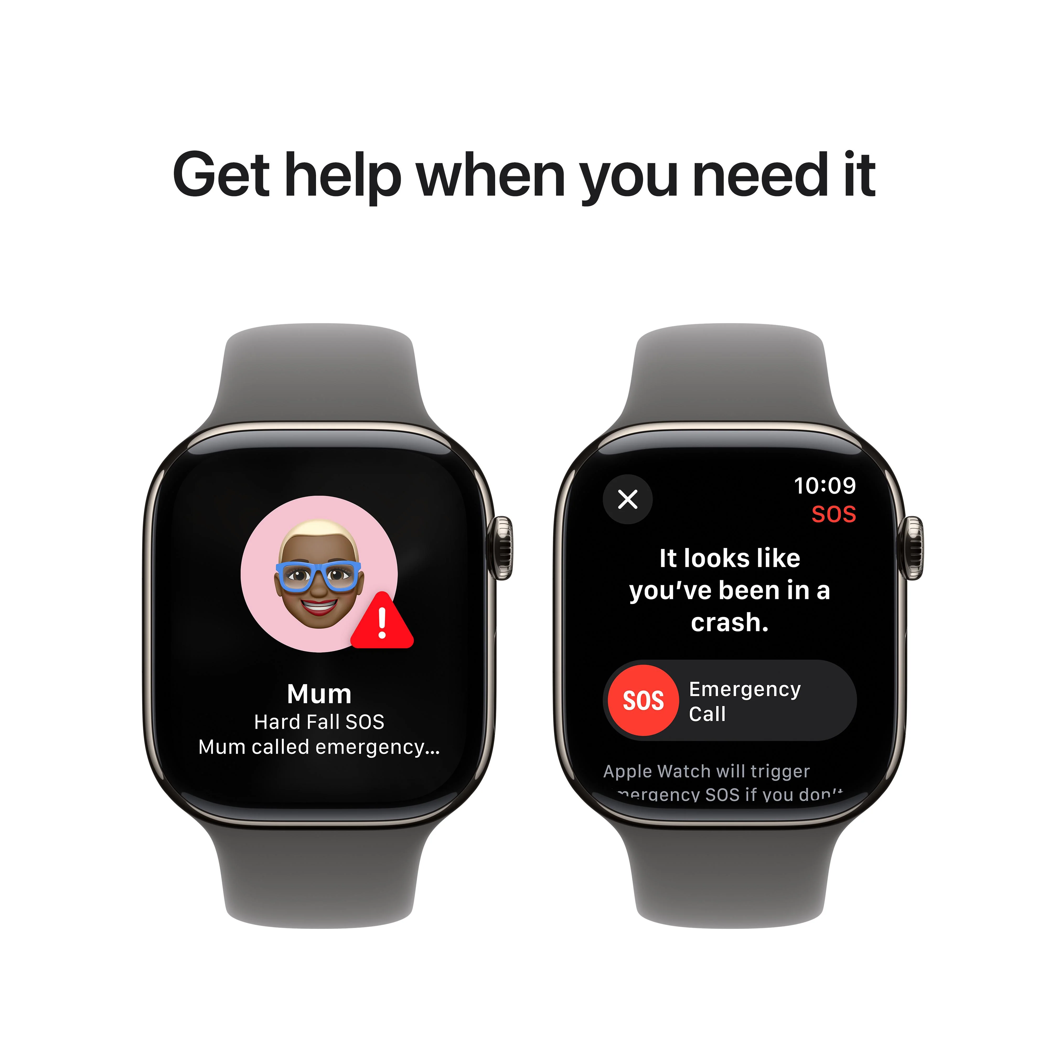 Apple Watch Series 10 GPS + Cellular 46mm Natural Titanium Case with Stone Grey Sport Band - S/M - Image 6