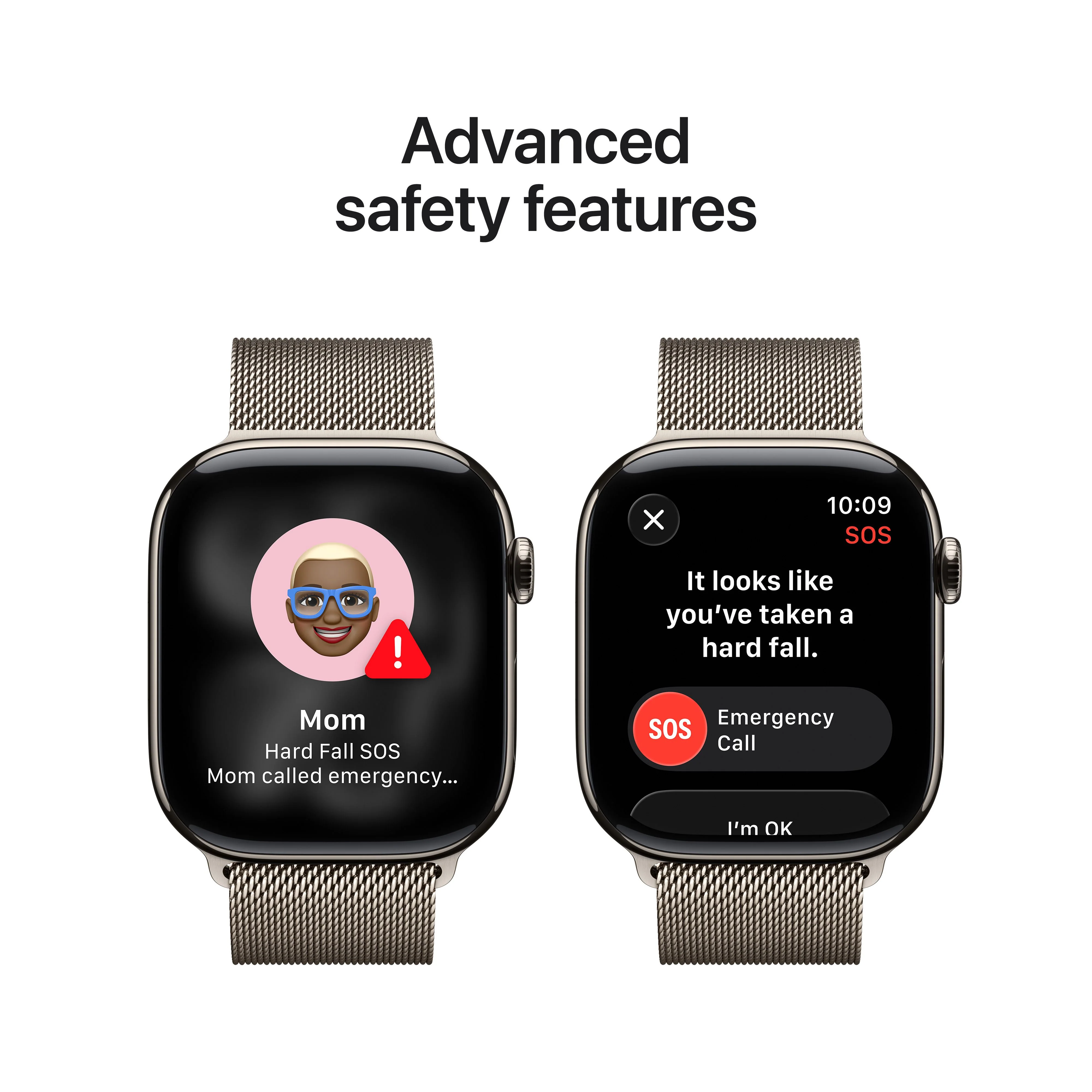 Apple Watch Series 11 GPS + Cellular 46mm Natural Titanium Case with Natural Milanese Loop - M/L - Image 6