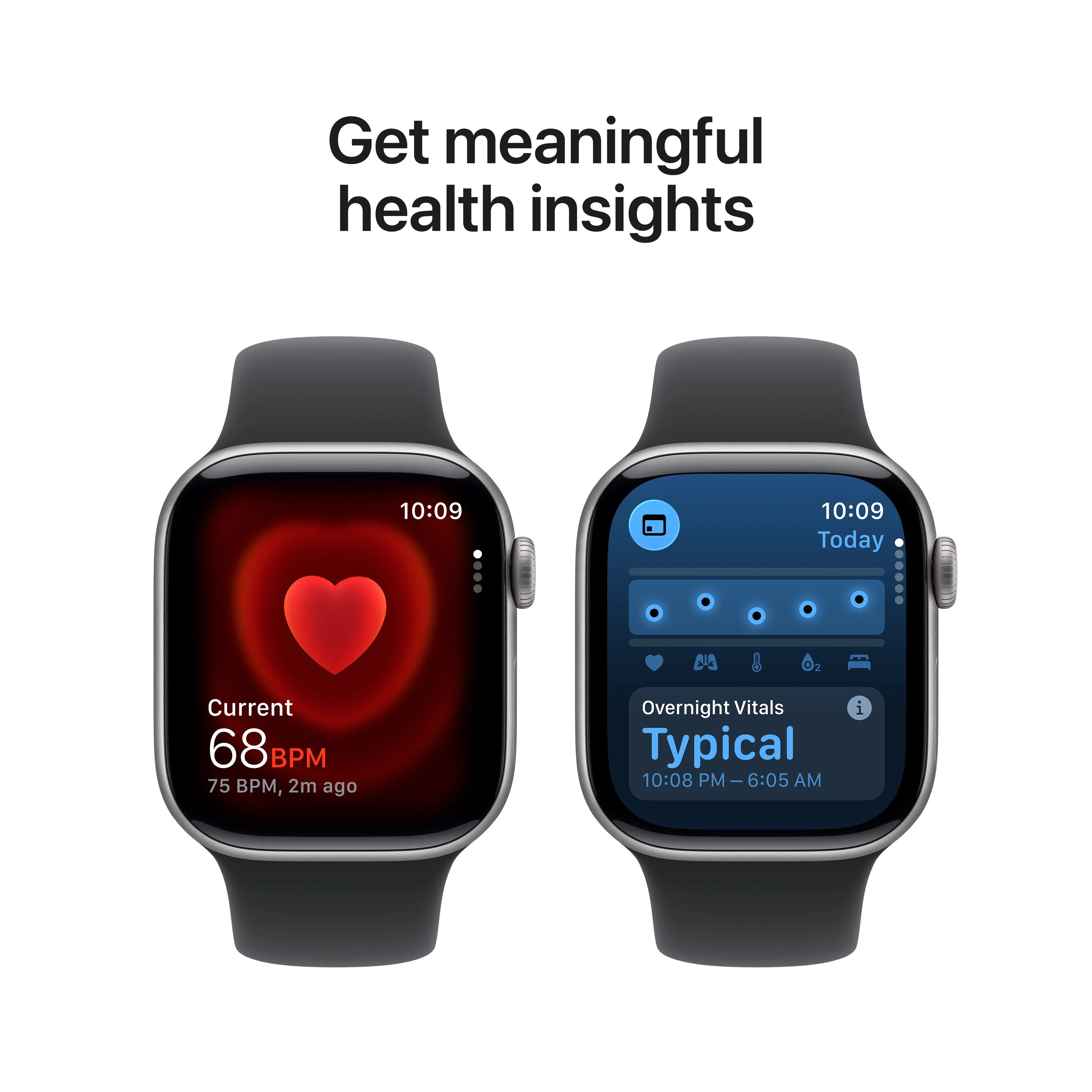 Apple Watch Series 11 GPS 42mm Space Grey Aluminium Case with Black Sport Band - M/L - Image 5