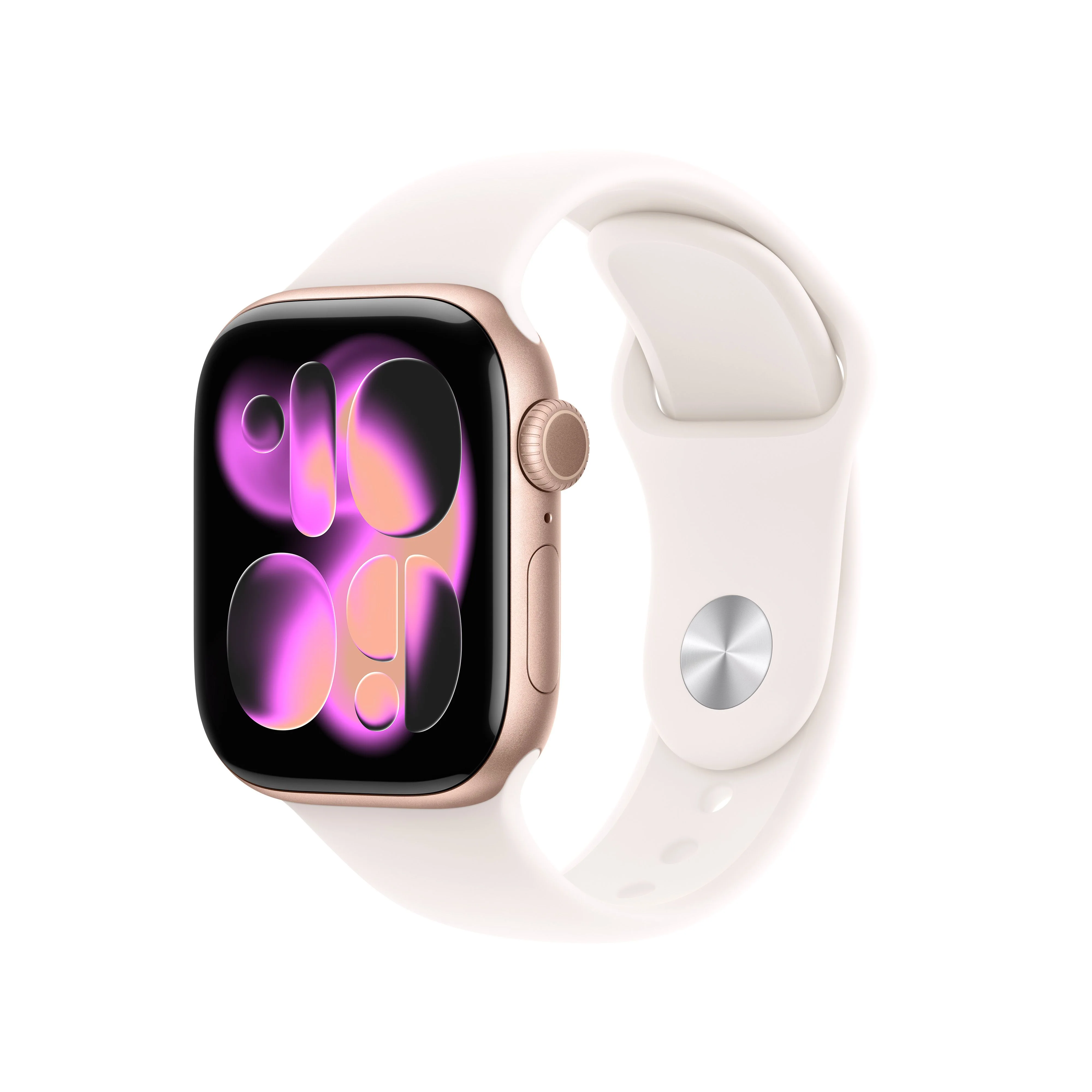 Apple Watch Series 11 GPS 42mm Rose Gold Aluminium Case with Light Blush Sport Band - M/L