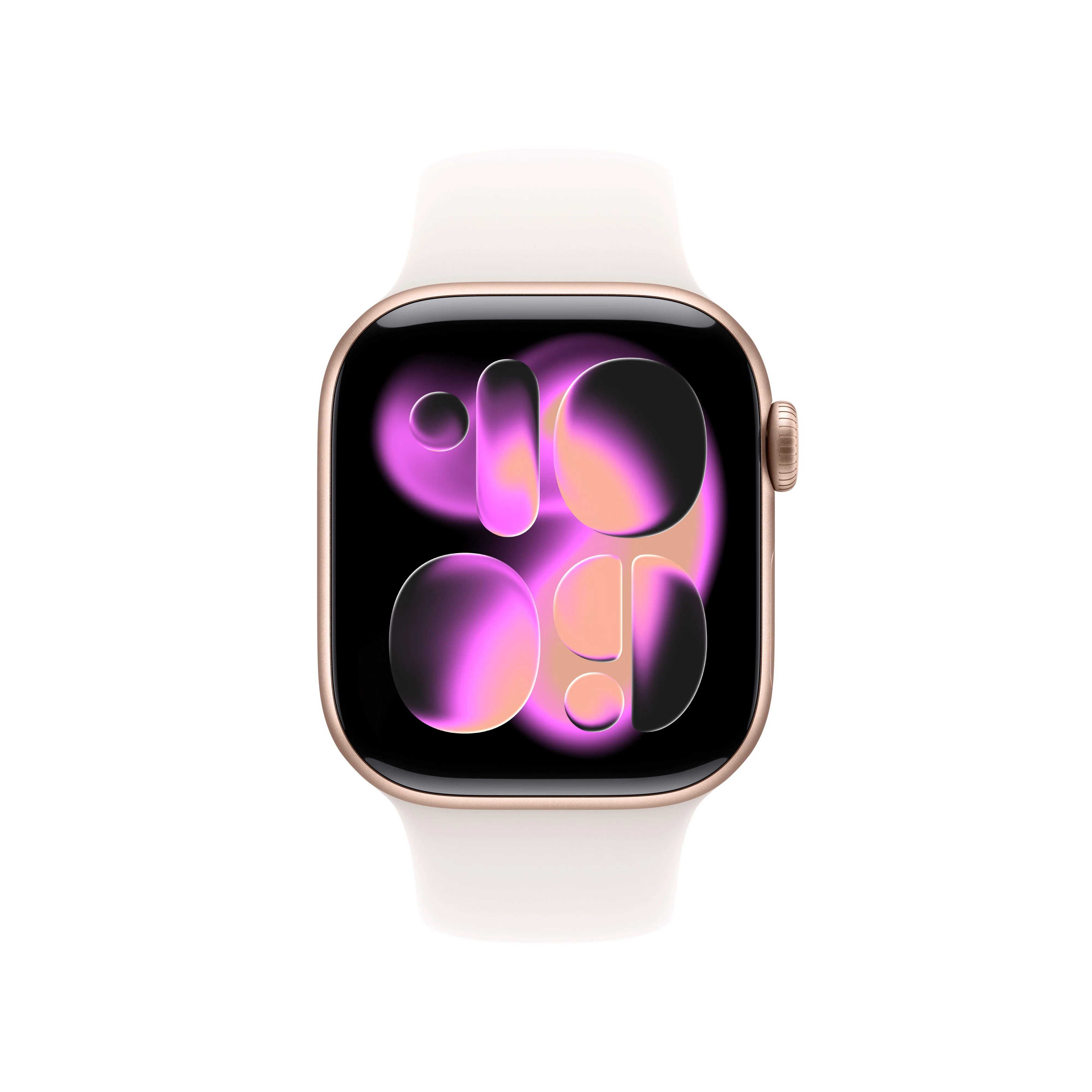 Apple Watch Series 11 GPS + Cellular 42mm Rose Gold Aluminium Case with Light Blush Sport Band - S/M - Image 2
