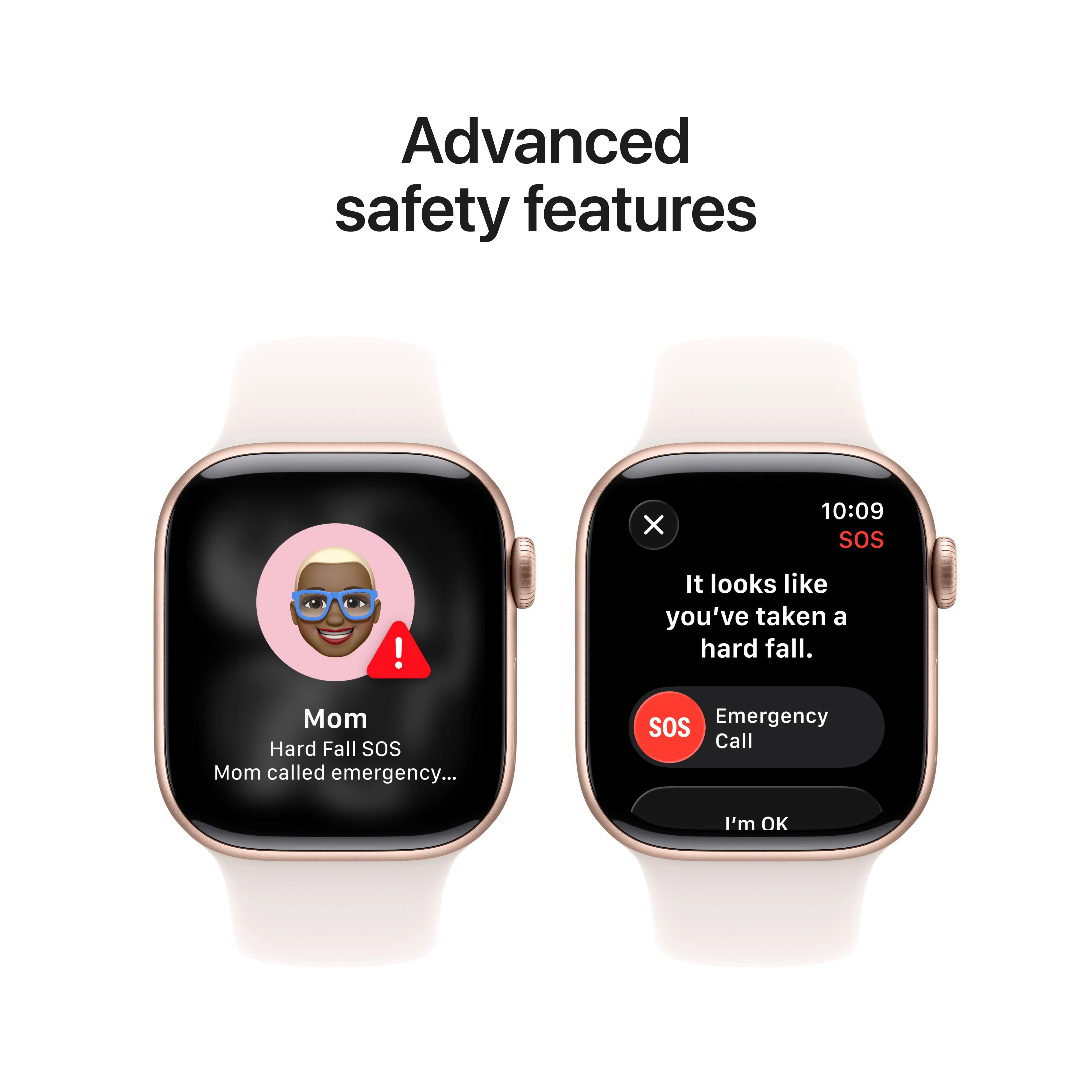 Apple Watch Series 11 GPS + Cellular 42mm Rose Gold Aluminium Case with Light Blush Sport Band - M/L - Image 6