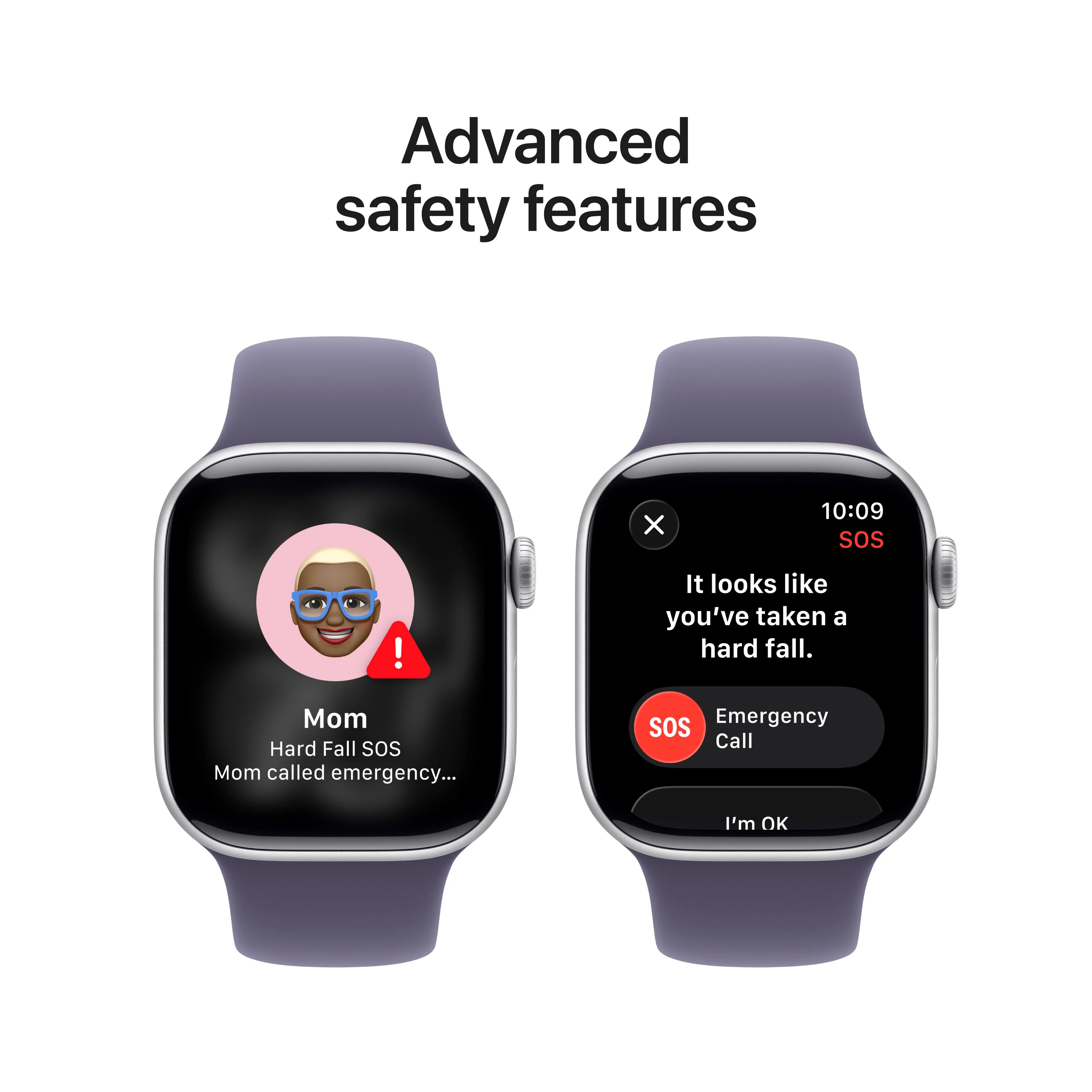 Apple Watch Series 11 GPS + Cellular 42mm Silver Aluminium Case with Purple Fog Sport Band - S/M - Image 6