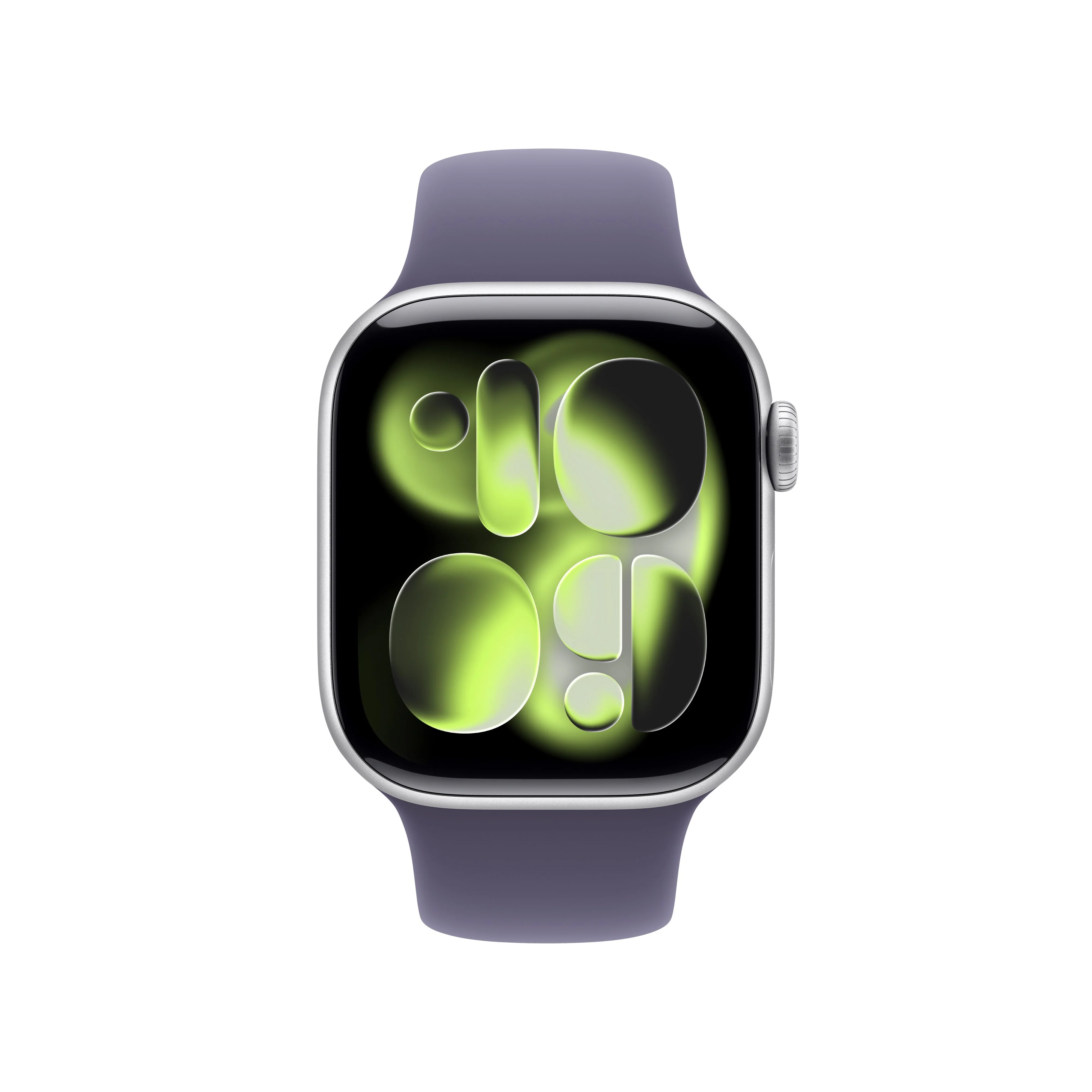 Apple Watch Series 11 GPS + Cellular 42mm Silver Aluminium Case with Purple Fog Sport Band - M/L - Image 2