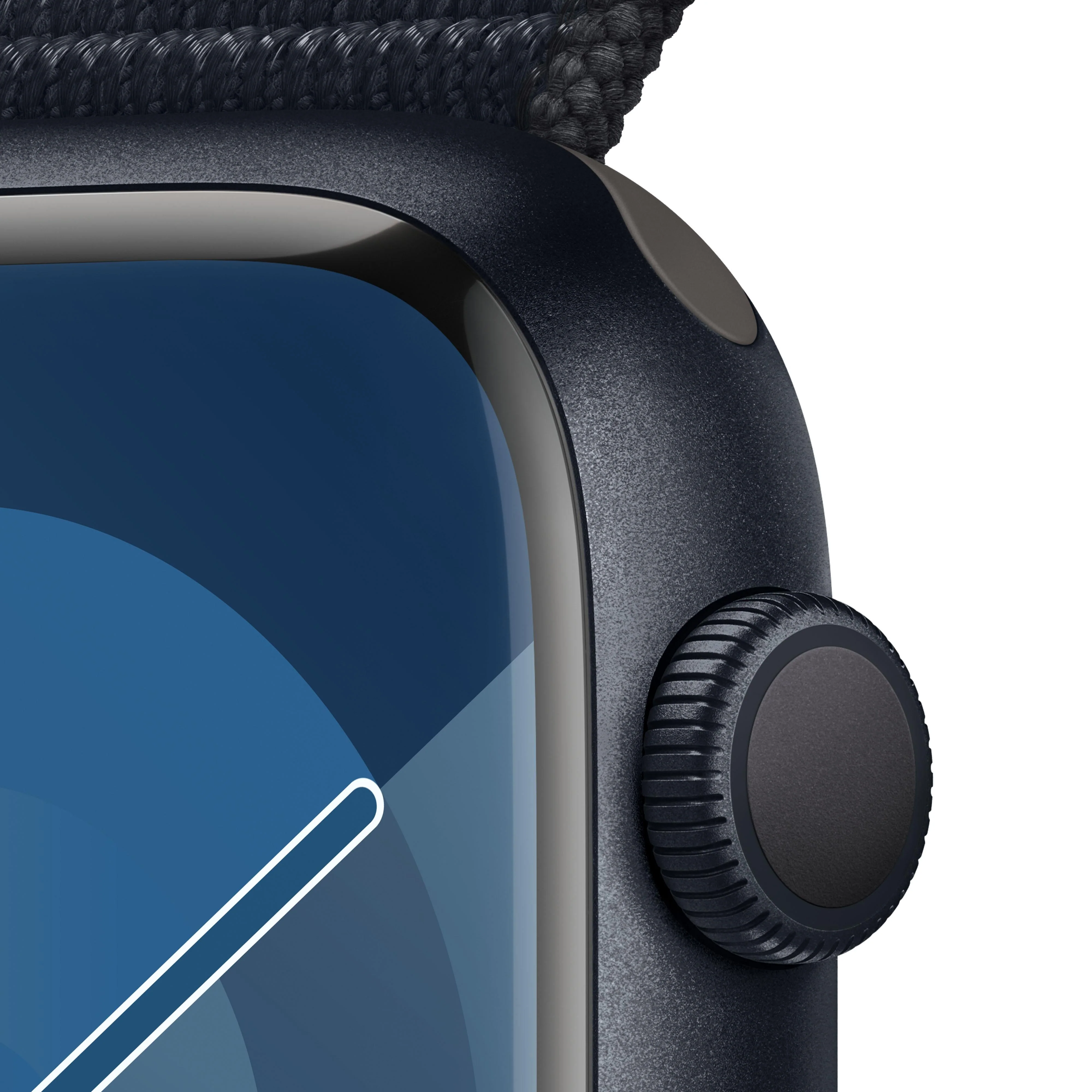 Apple Watch Series 9 GPS 45mm Midnight Aluminium Case with Midnight Sport Loop - Image 3