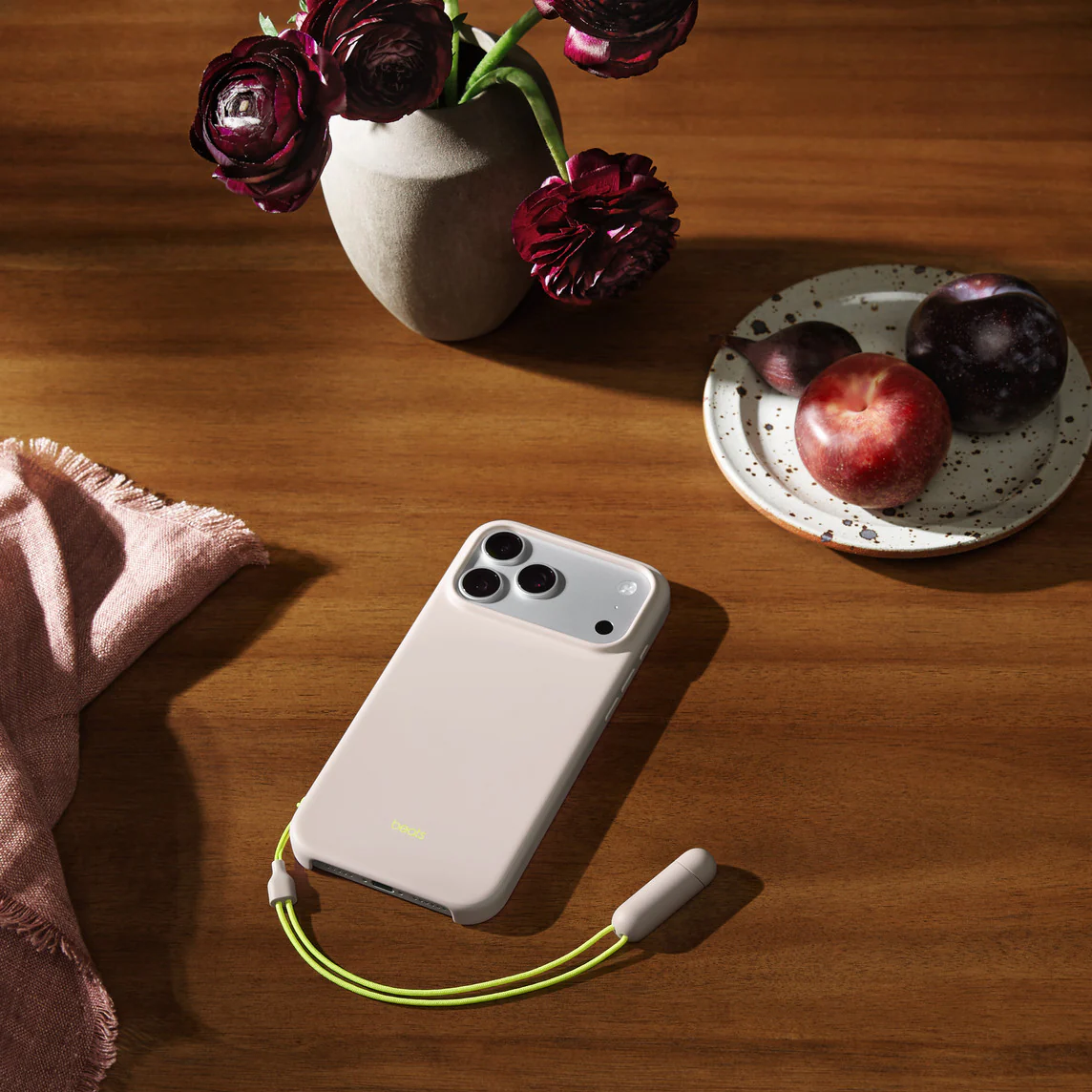 Beats iPhone 17 Pro Max Kickstand Case with MagSafe and Camera Control - Lime Stone - Image 2