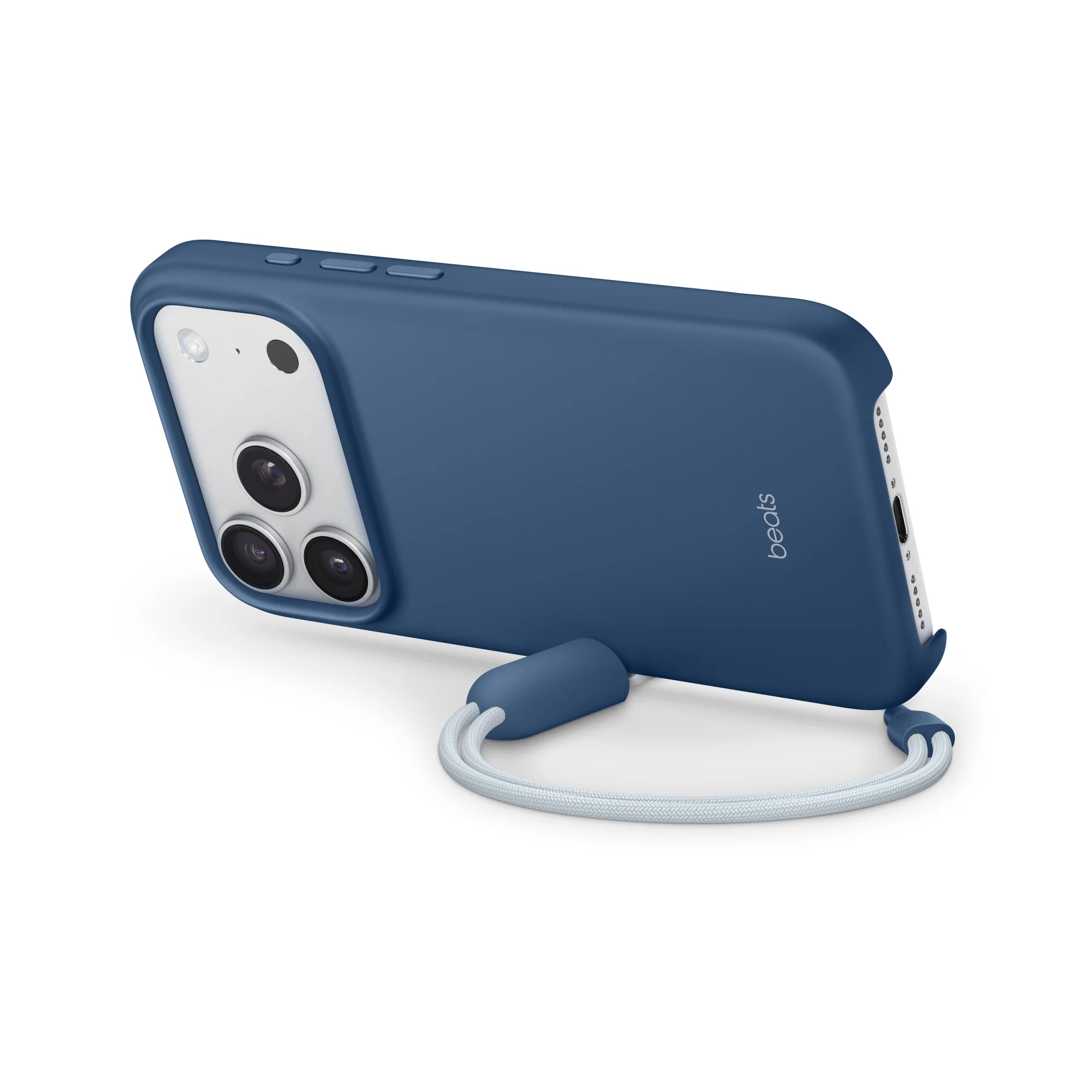 Beats iPhone 17 Pro Kickstand Case with MagSafe and Camera Control - Bedrock Blue - Image 4