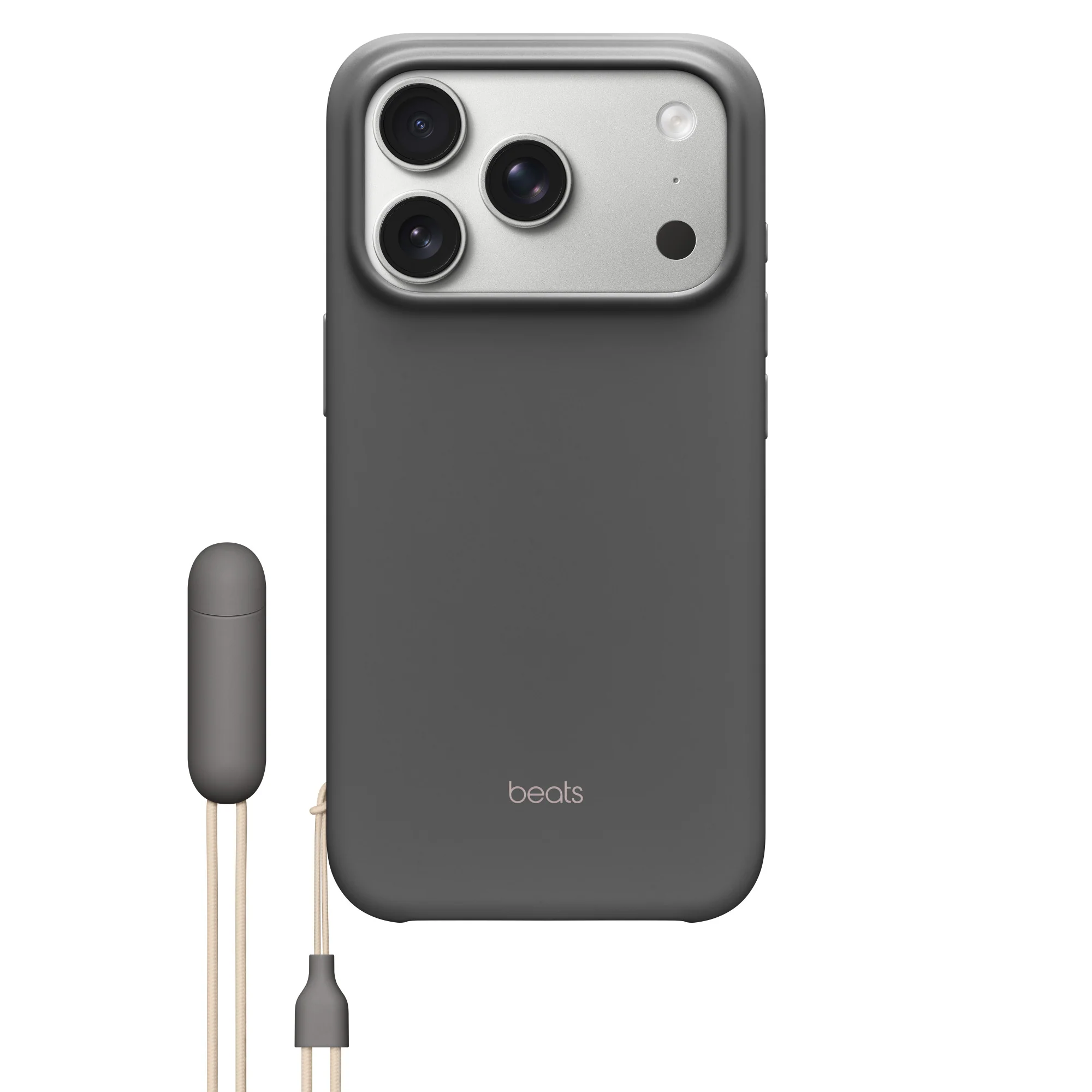Beats iPhone 17 Pro Kickstand Case with MagSafe and Camera Control - Granite Gray