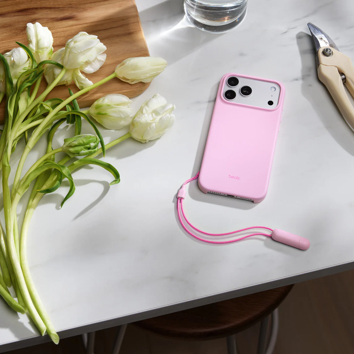 Beats iPhone 17 Pro Max Kickstand Case with MagSafe and Camera Control - Pebble Pink - Image 3