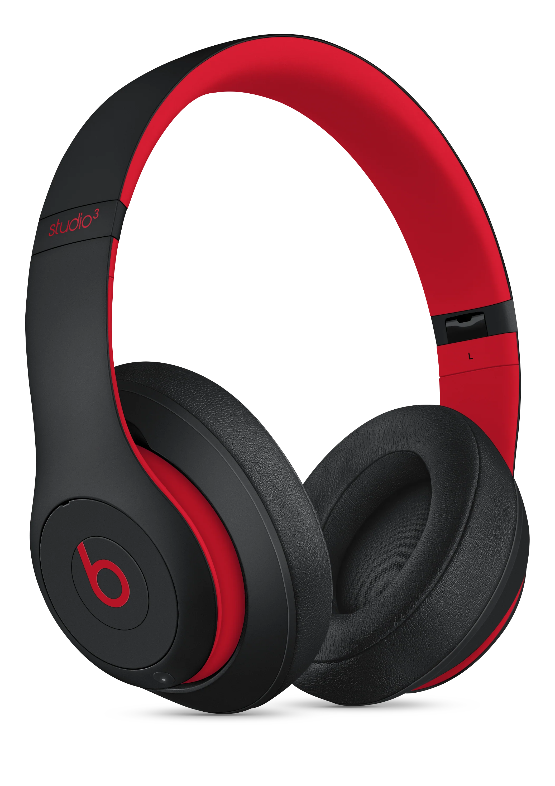 Beats Studio3 Wireless Over-Ear Headphones - The Beats Decade Collection - Defiant Black-Red - Image 5