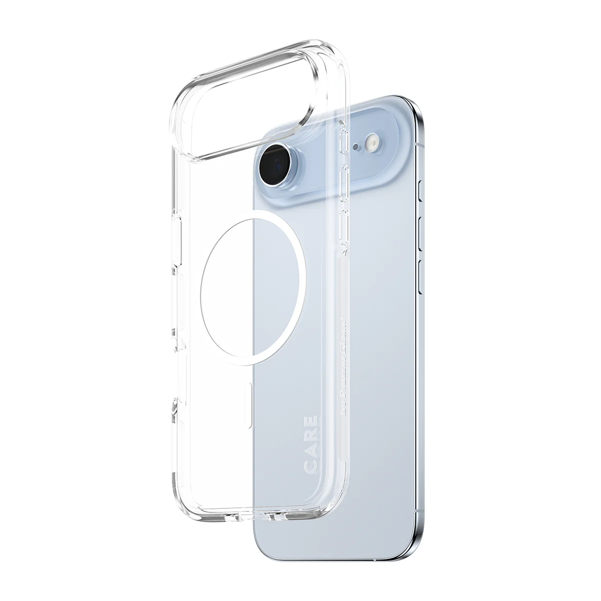 CARE by PanzerGlass® Flagship Case Transparent Urban Explorer with White MagSafe iPhone Air
