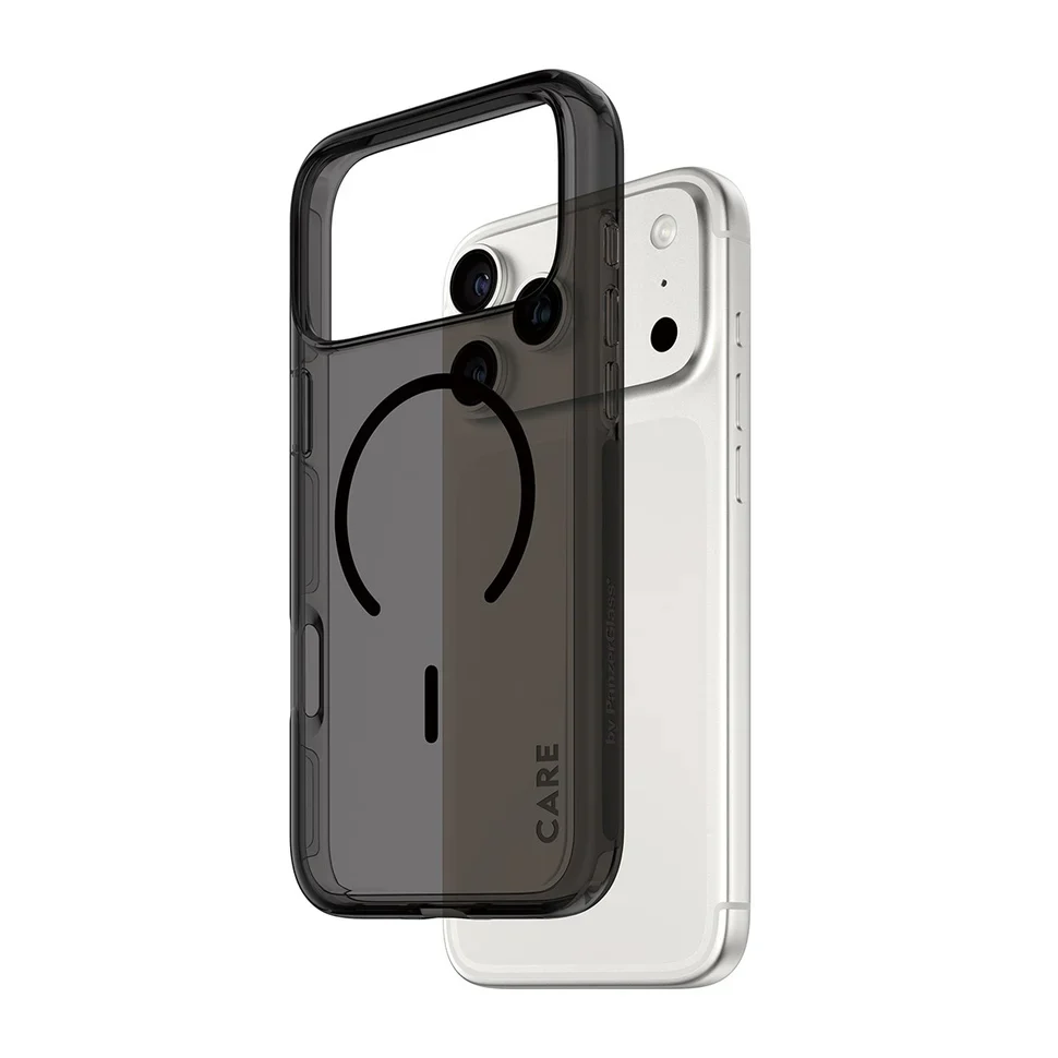 CARE by PanzerGlass® Flagship Case Urban Explorer Smokey with Black MagSafe iPhone 17 Pro Max