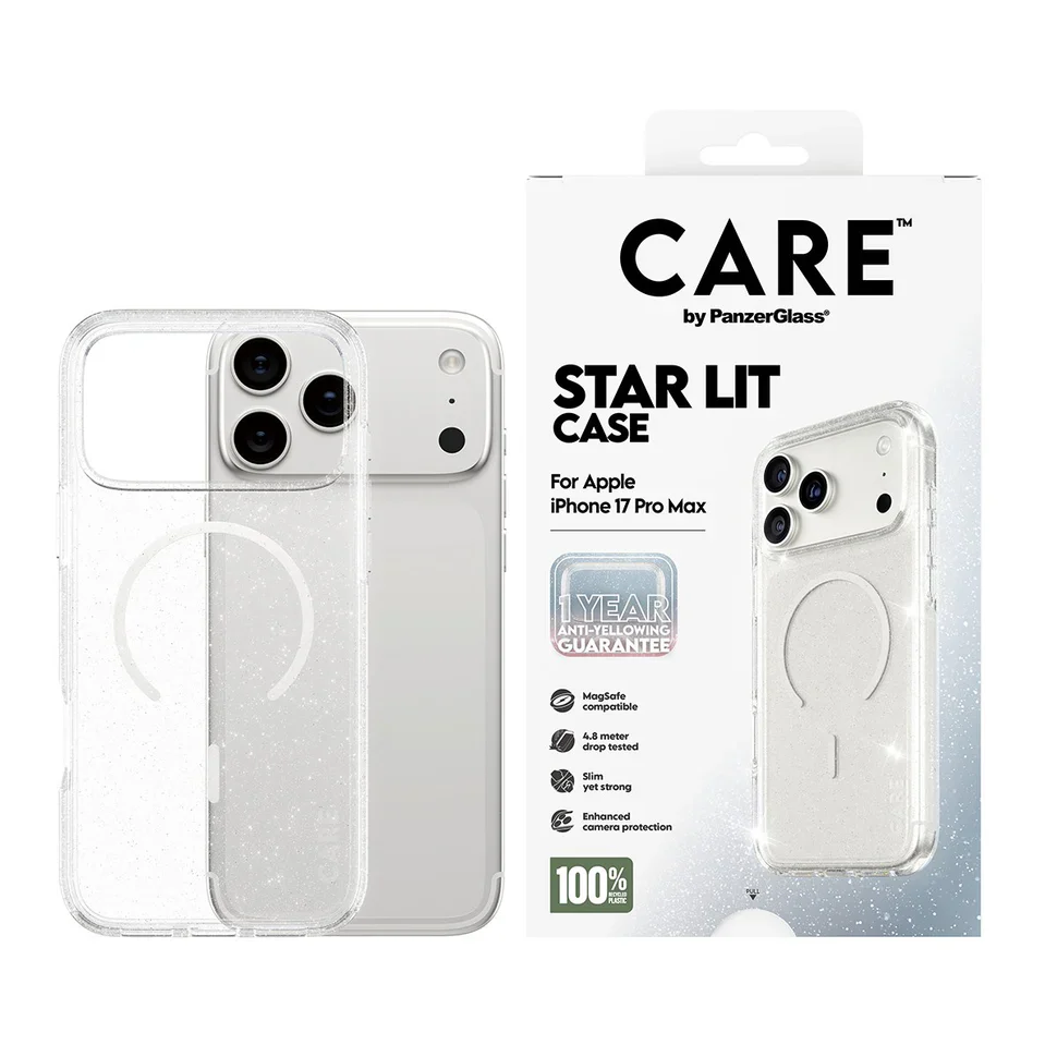 CARE by PanzerGlass® Flagship Case Urban Explorer Star Lit with White MagSafe iPhone 17 Pro Max - Image 3
