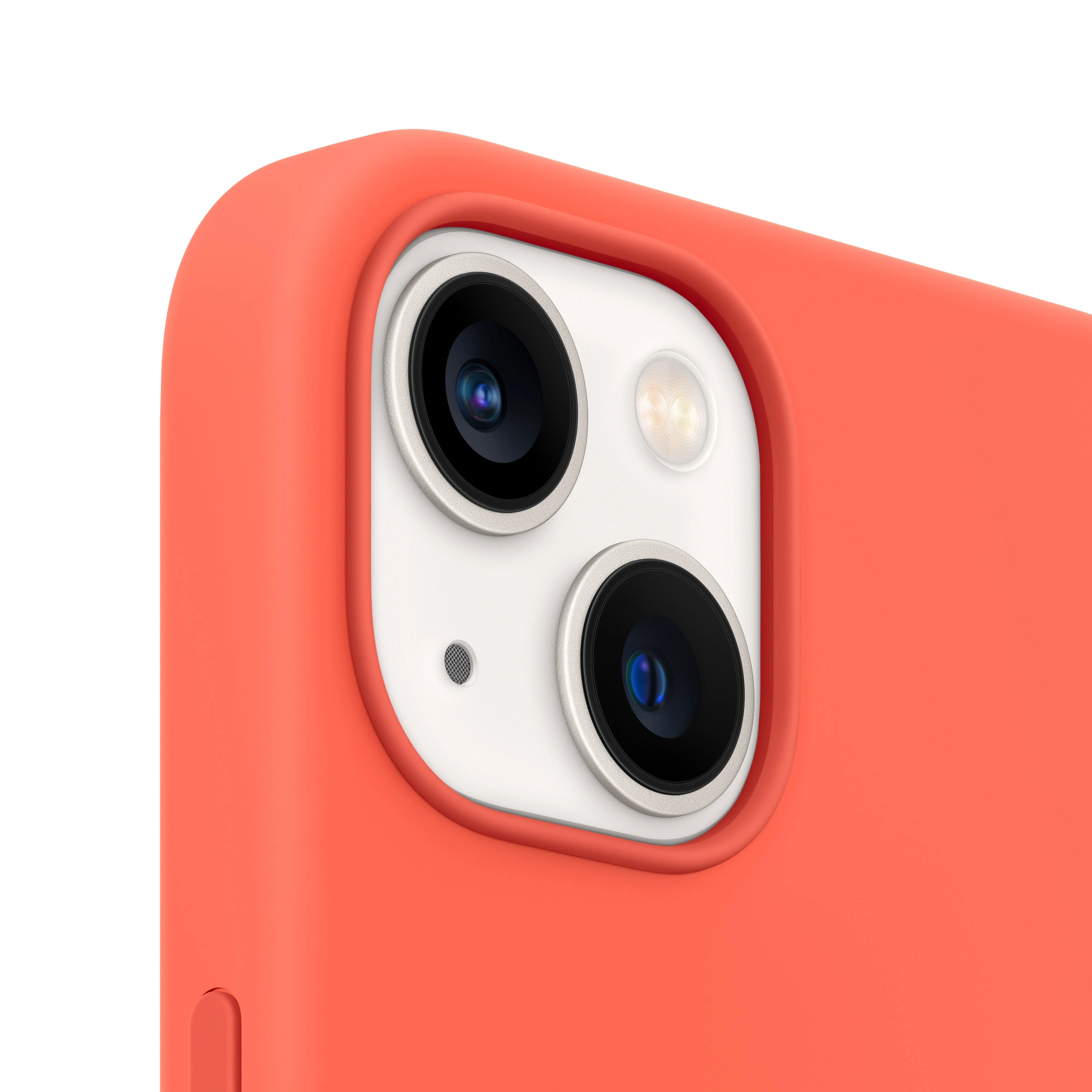 iPhone 13 Silicone Case with MagSafe - Nectarine - Image 3