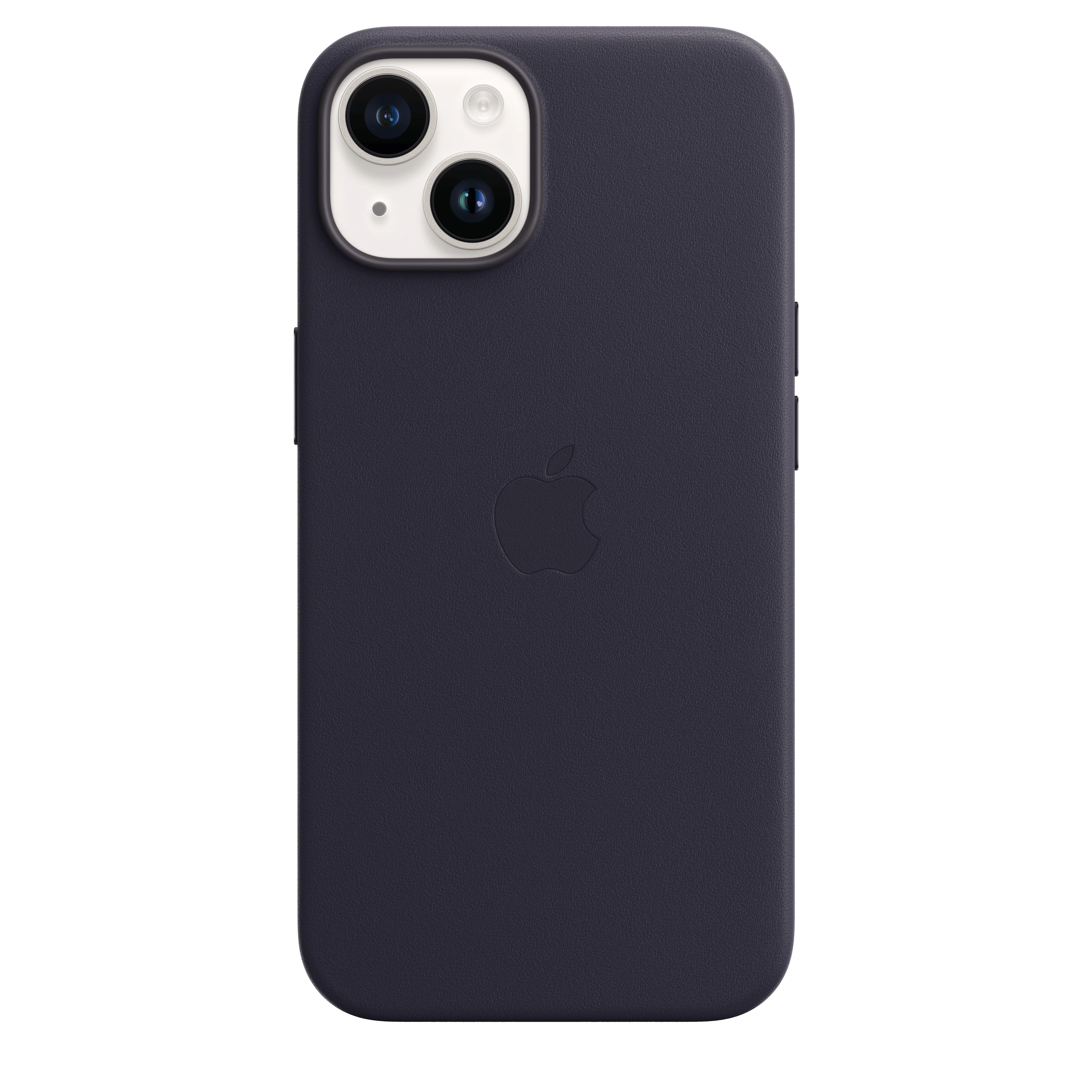 iPhone 14 Leather Case with MagSafe - Midnight - Image 4