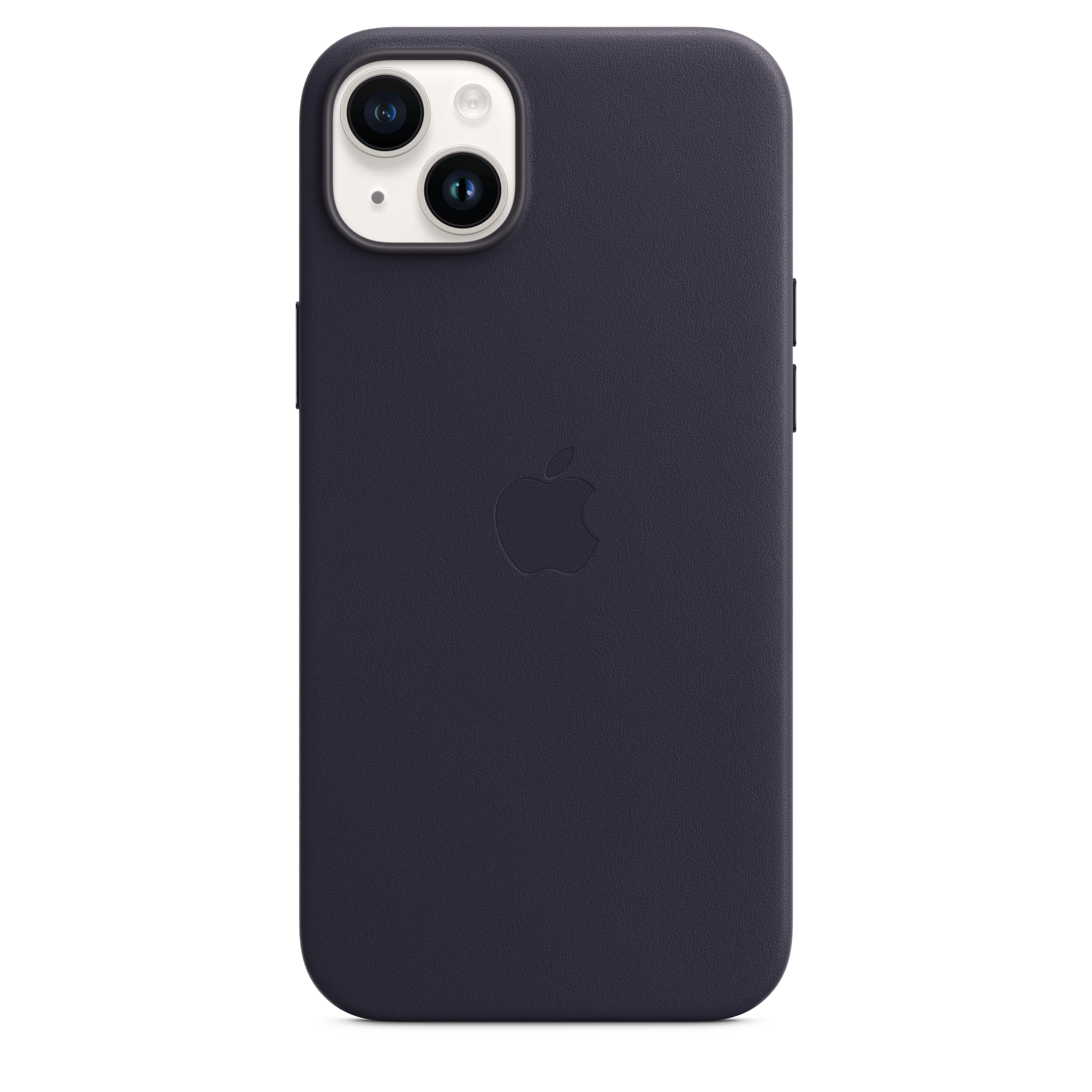 iPhone 14 Plus Leather Case with MagSafe - Midnight - Image 5