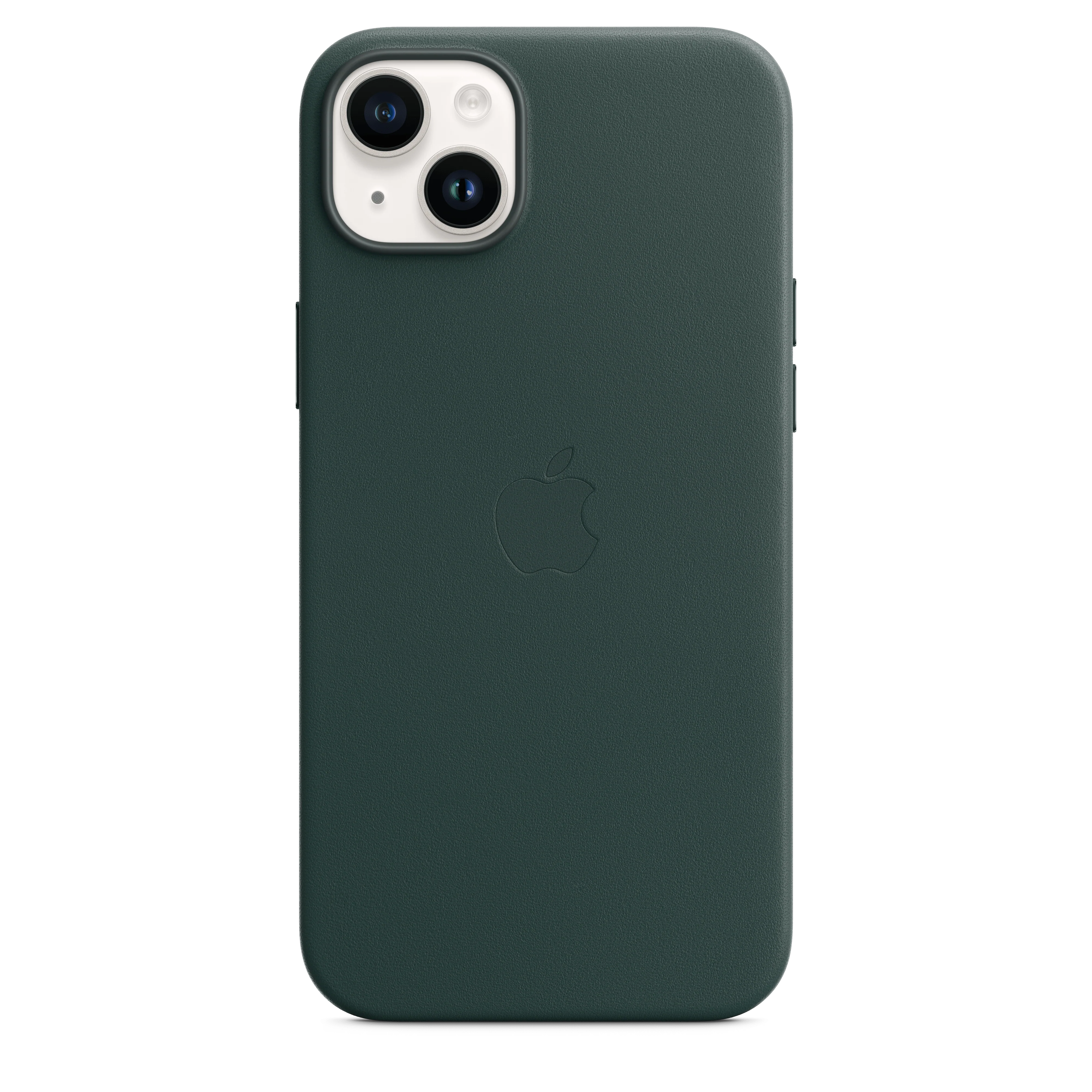 iPhone 14 Plus Leather Case with MagSafe - Forest Green - Image 4