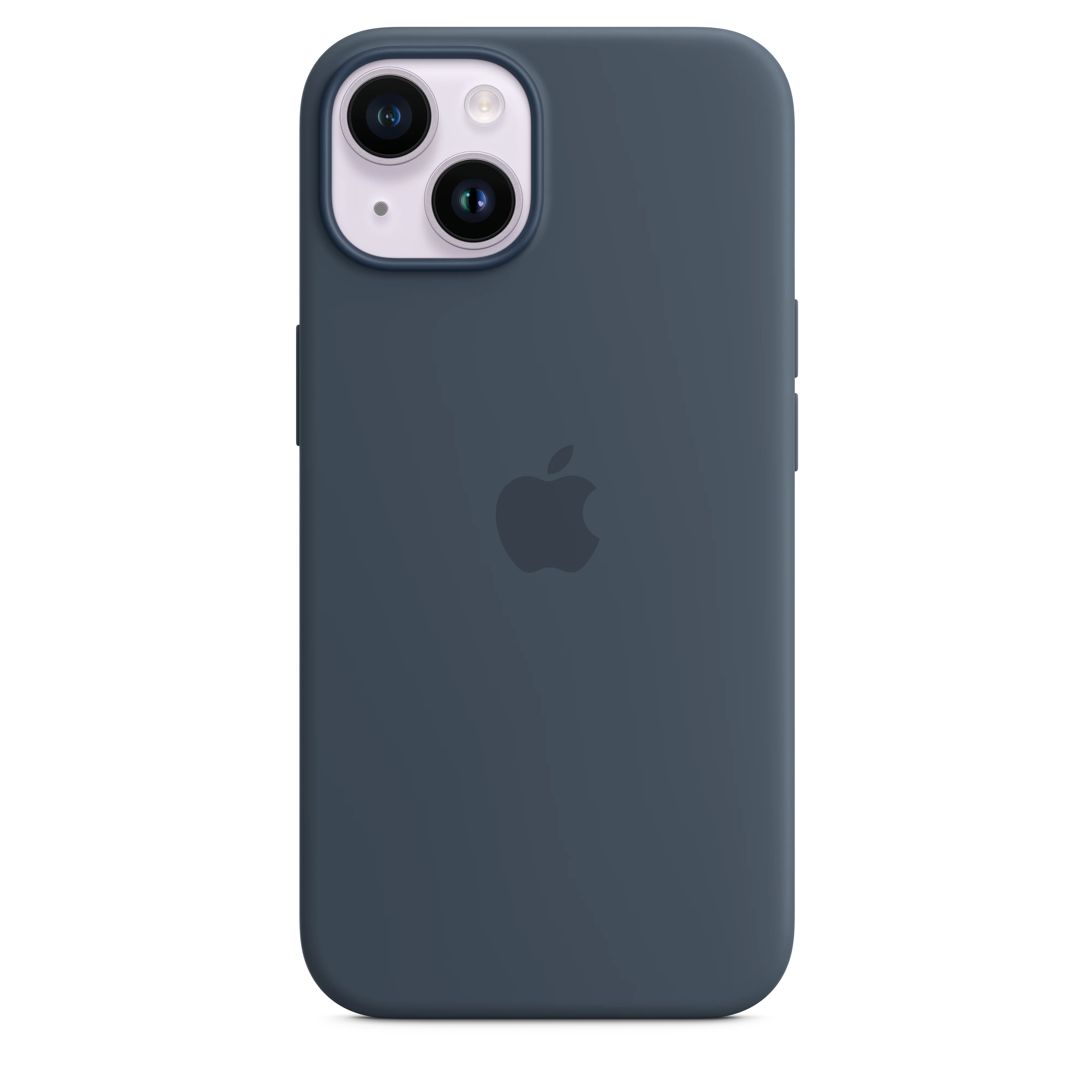 iPhone 14 Silicone Case with MagSafe - Storm Blue - Image 2
