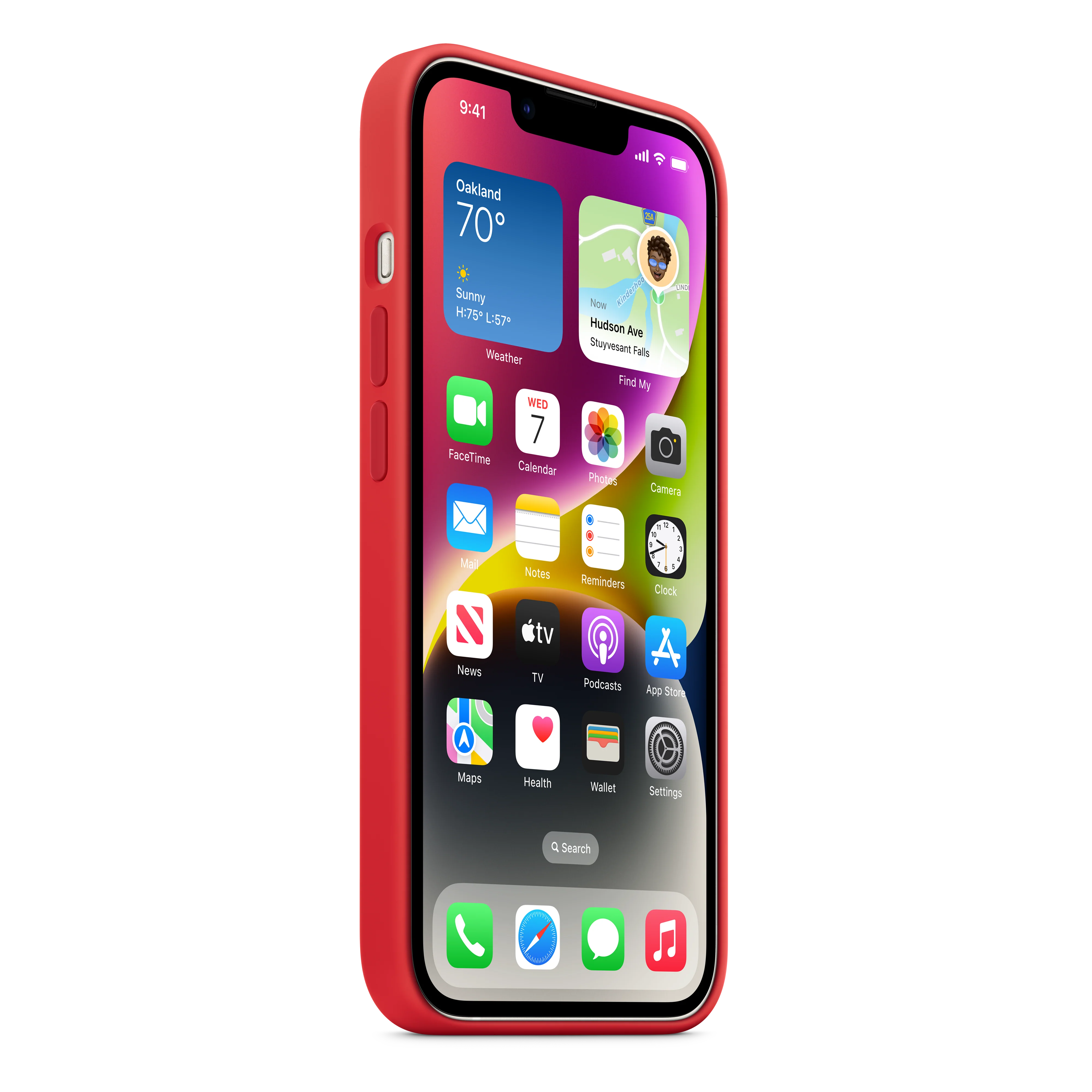 iPhone 14 Silicone Case with MagSafe - (PRODUCT)RED - Image 7