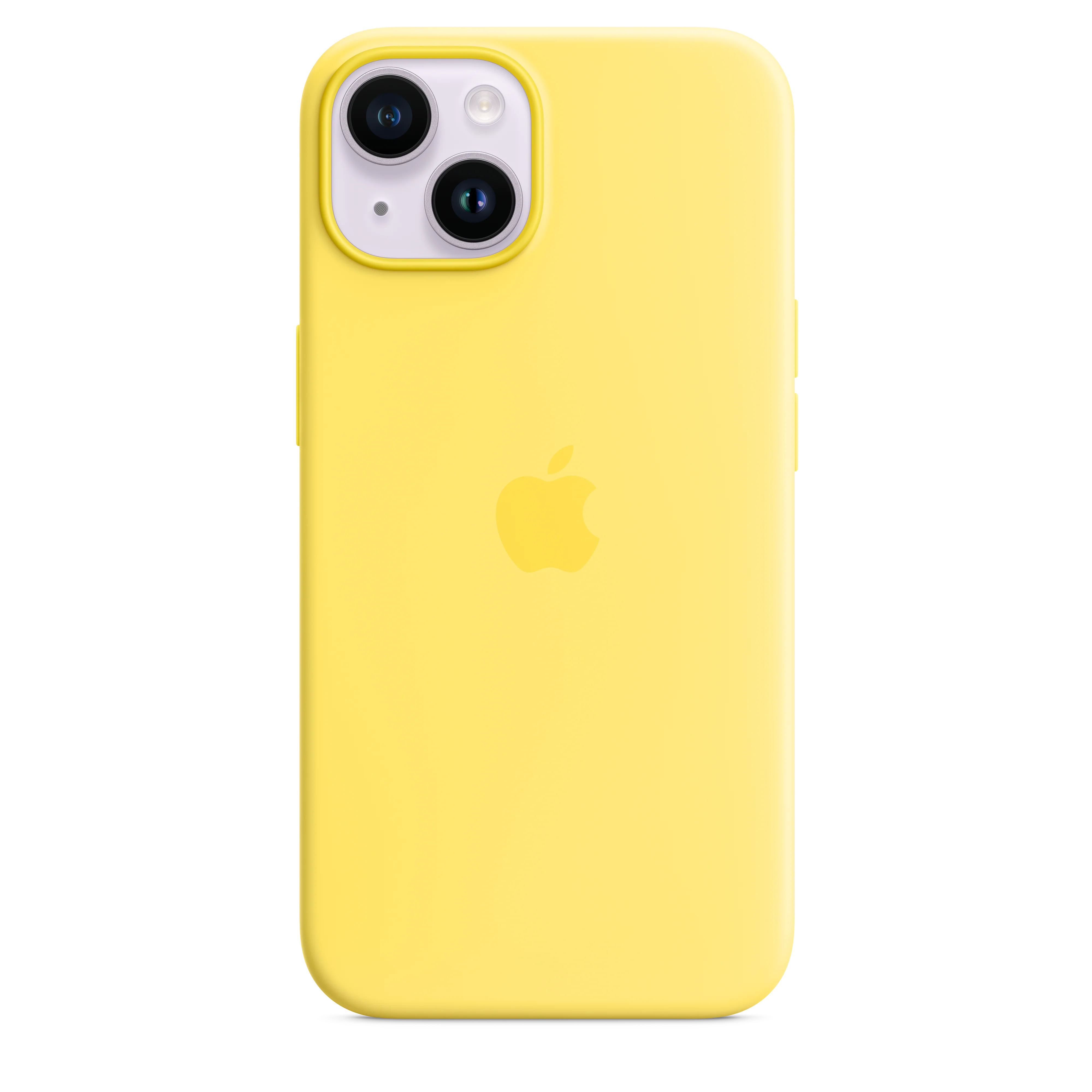 iPhone 14 Silicone Case with MagSafe - Canary Yellow - Image 2