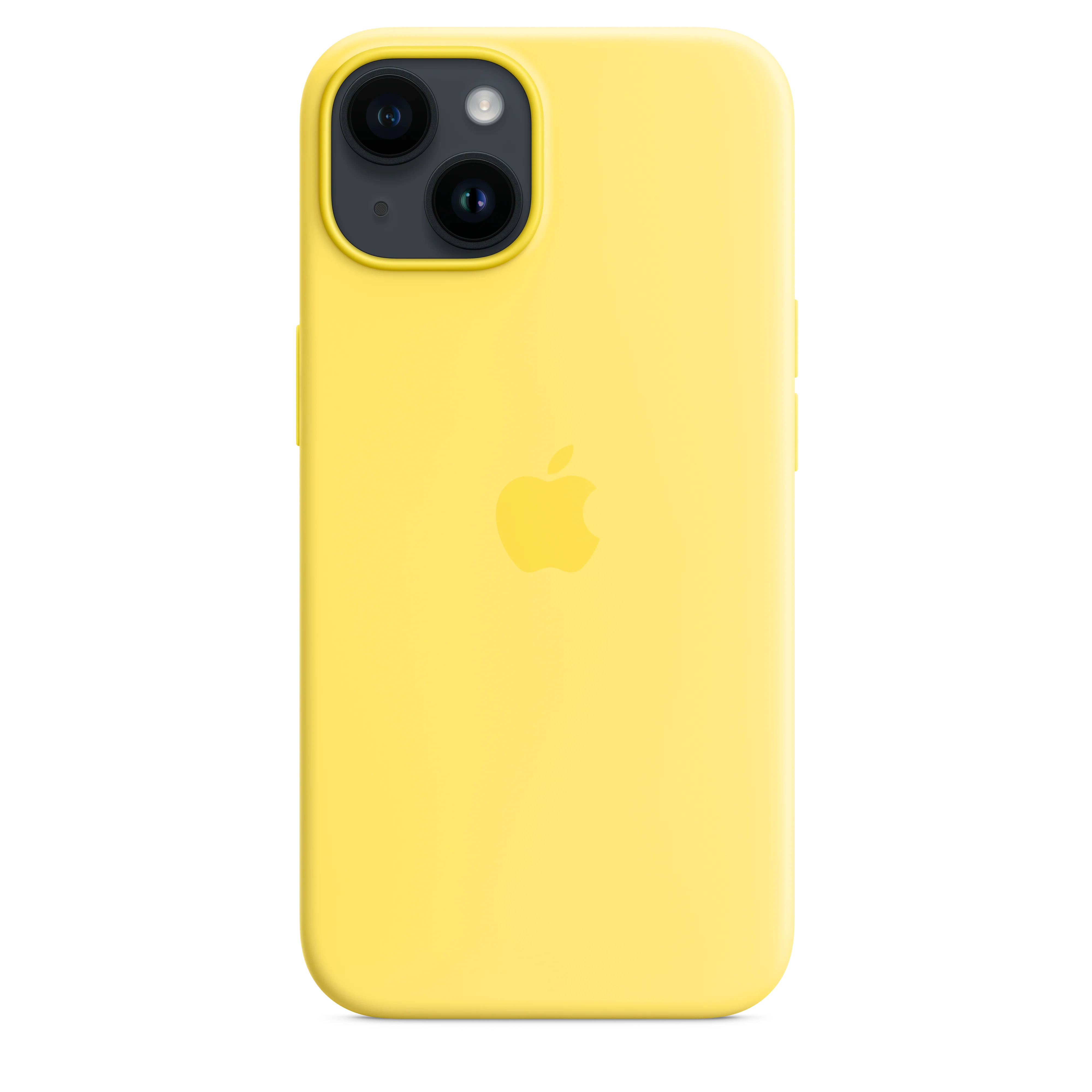 iPhone 14 Silicone Case with MagSafe - Canary Yellow - Image 3