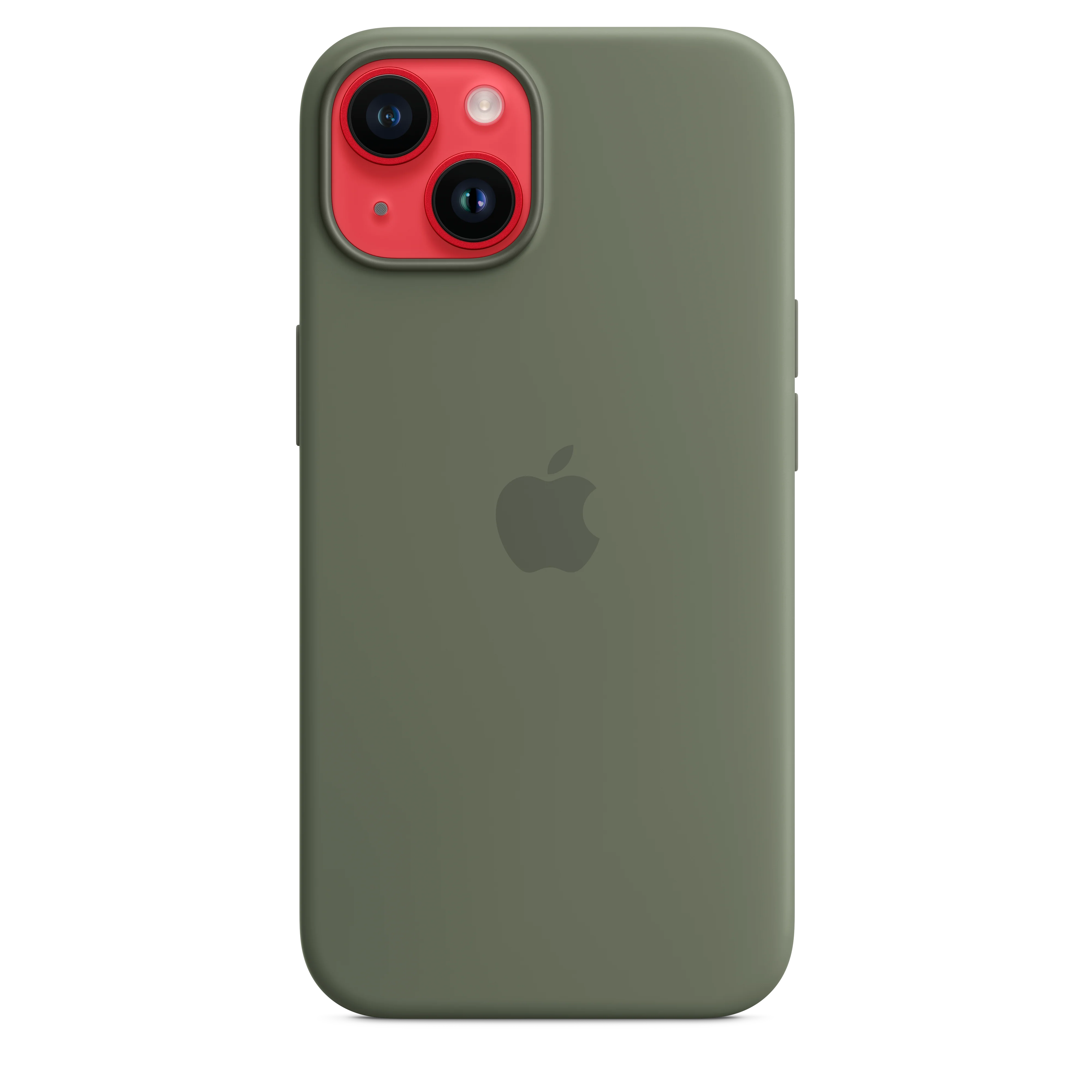 iPhone 14 Silicone Case with MagSafe - Olive - Image 6