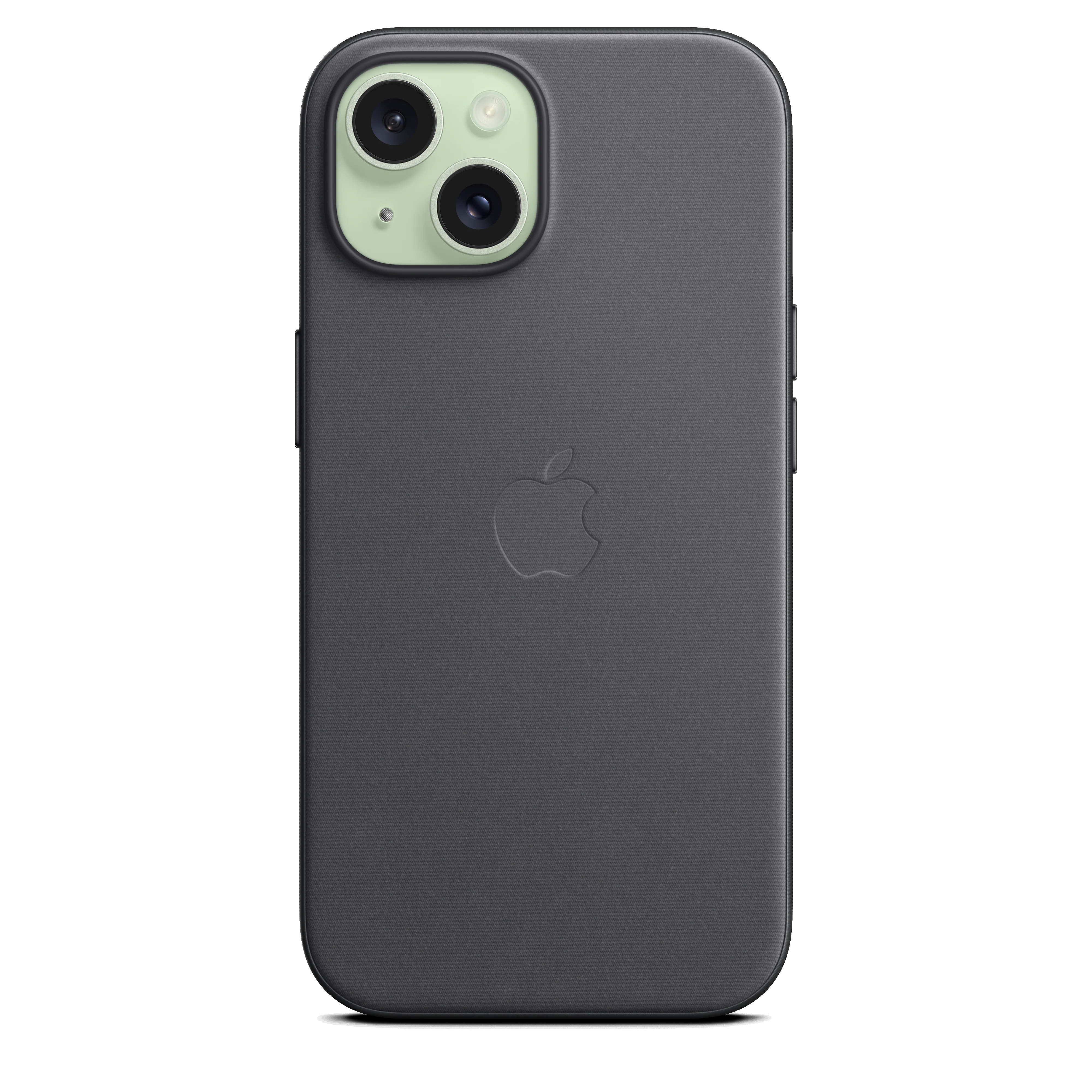 iPhone 15 FineWoven Case with MagSafe - Black - Image 3