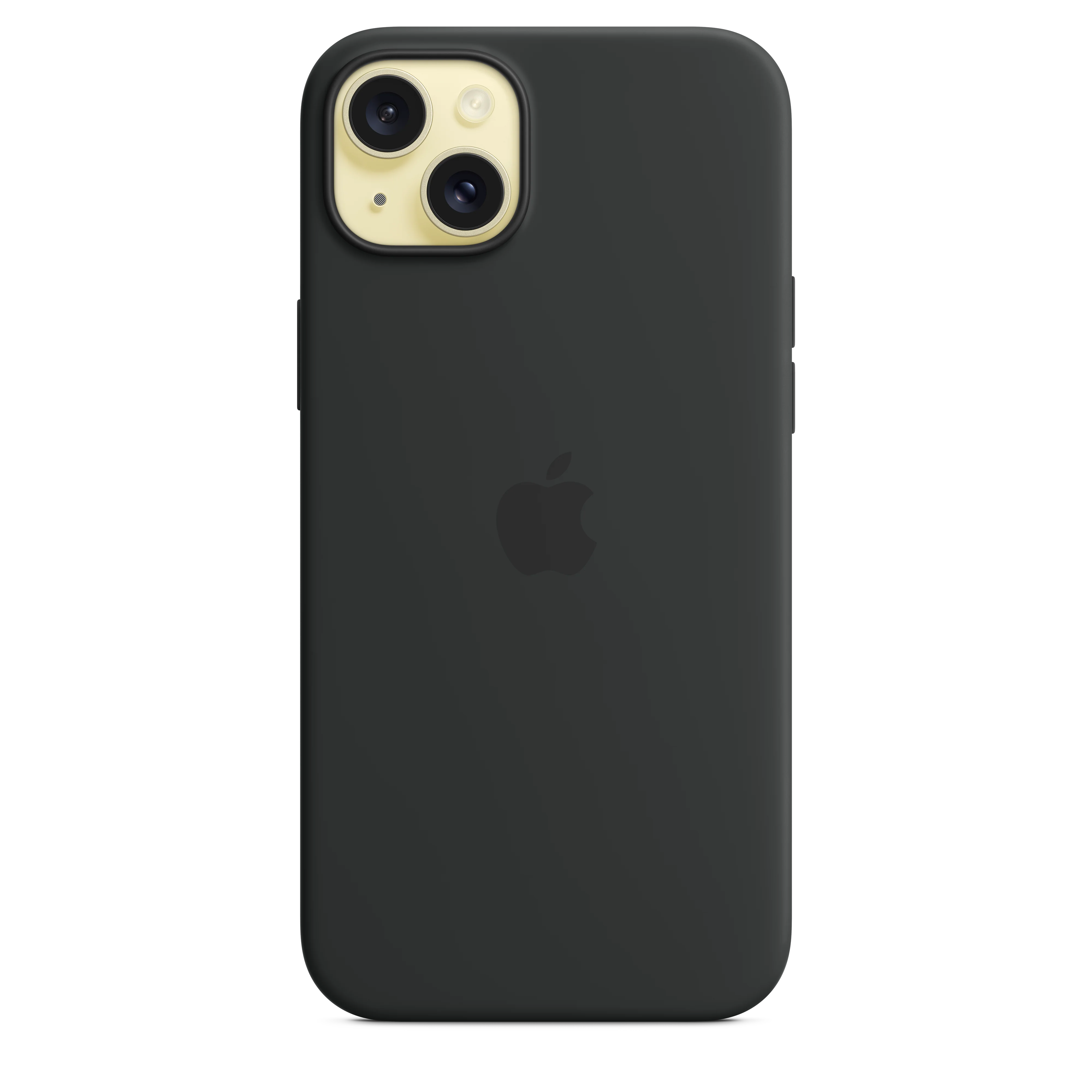 iPhone 15 Plus Silicone Case with MagSafe - Black - Image 3