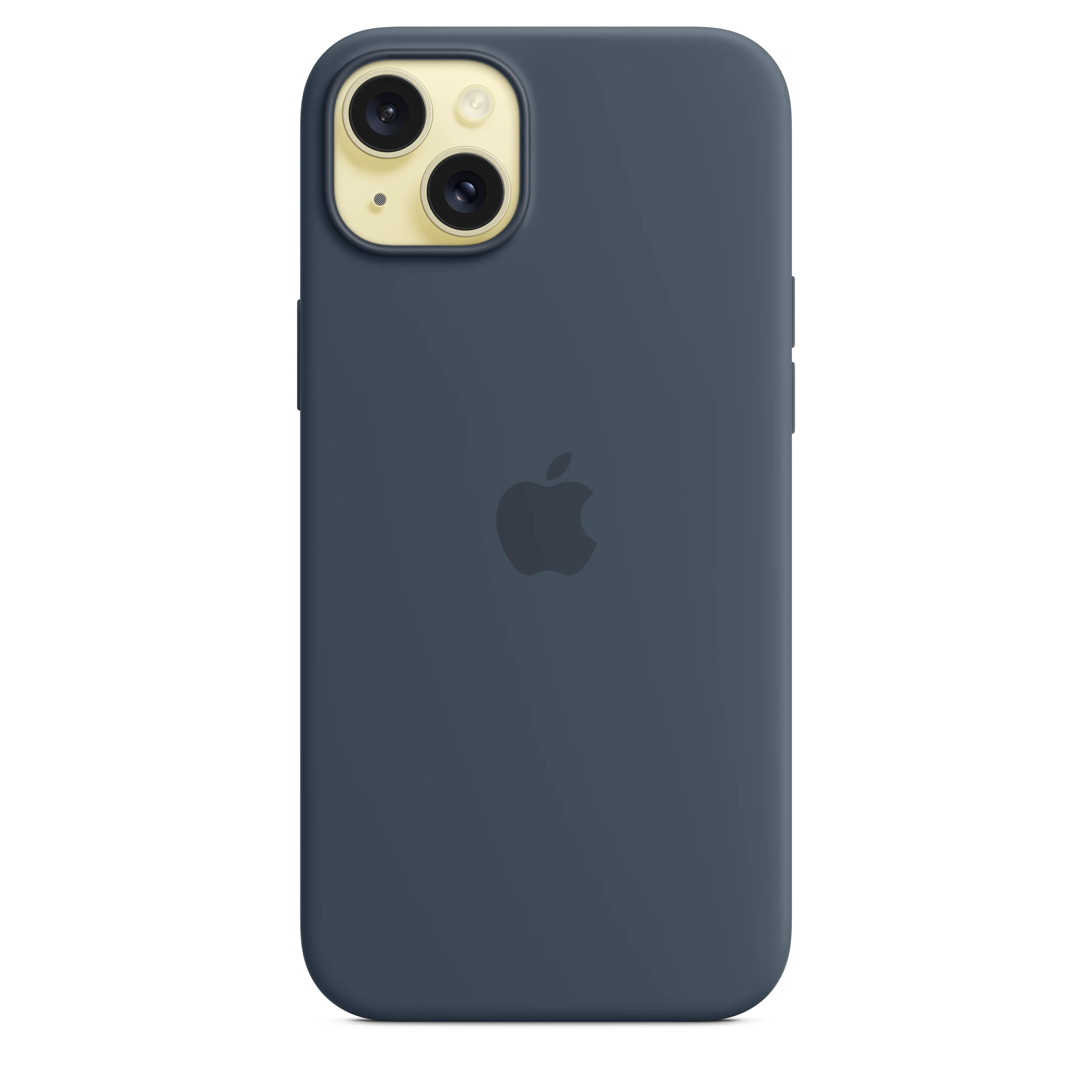 iPhone 15 Plus Silicone Case with MagSafe - Storm Blue - Image 3