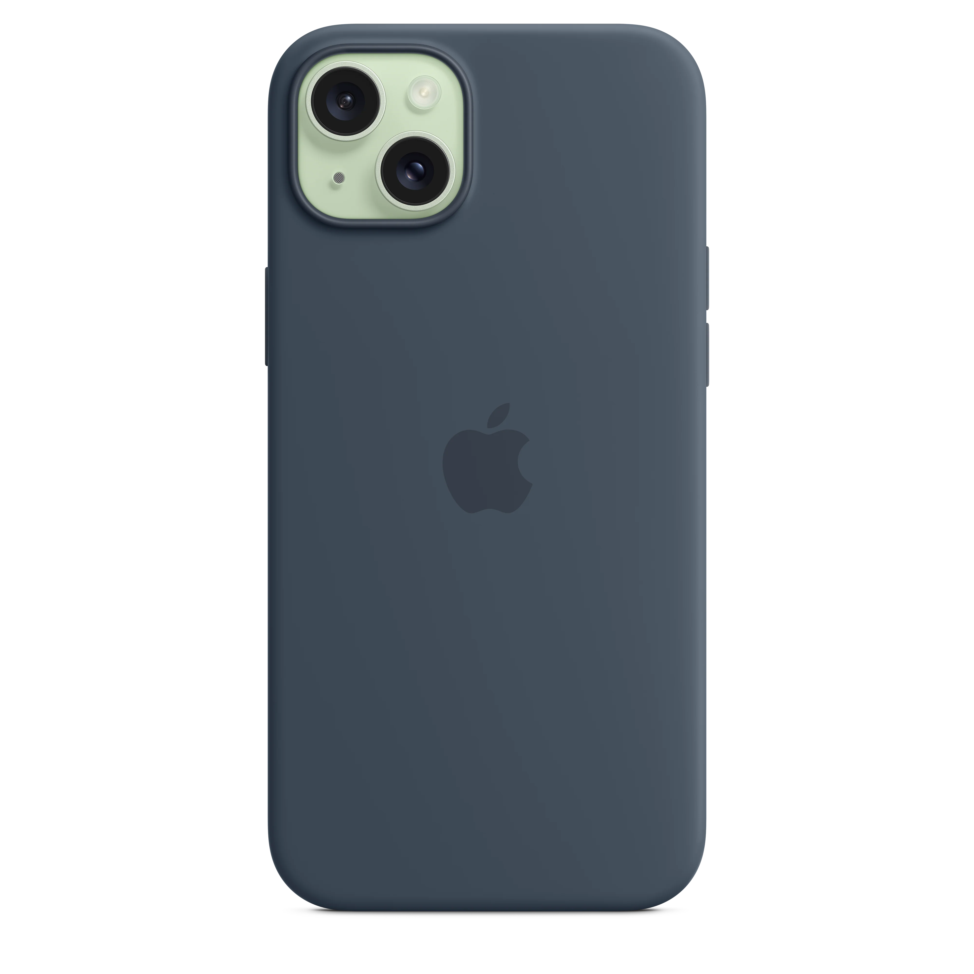 iPhone 15 Plus Silicone Case with MagSafe - Storm Blue - Image 4