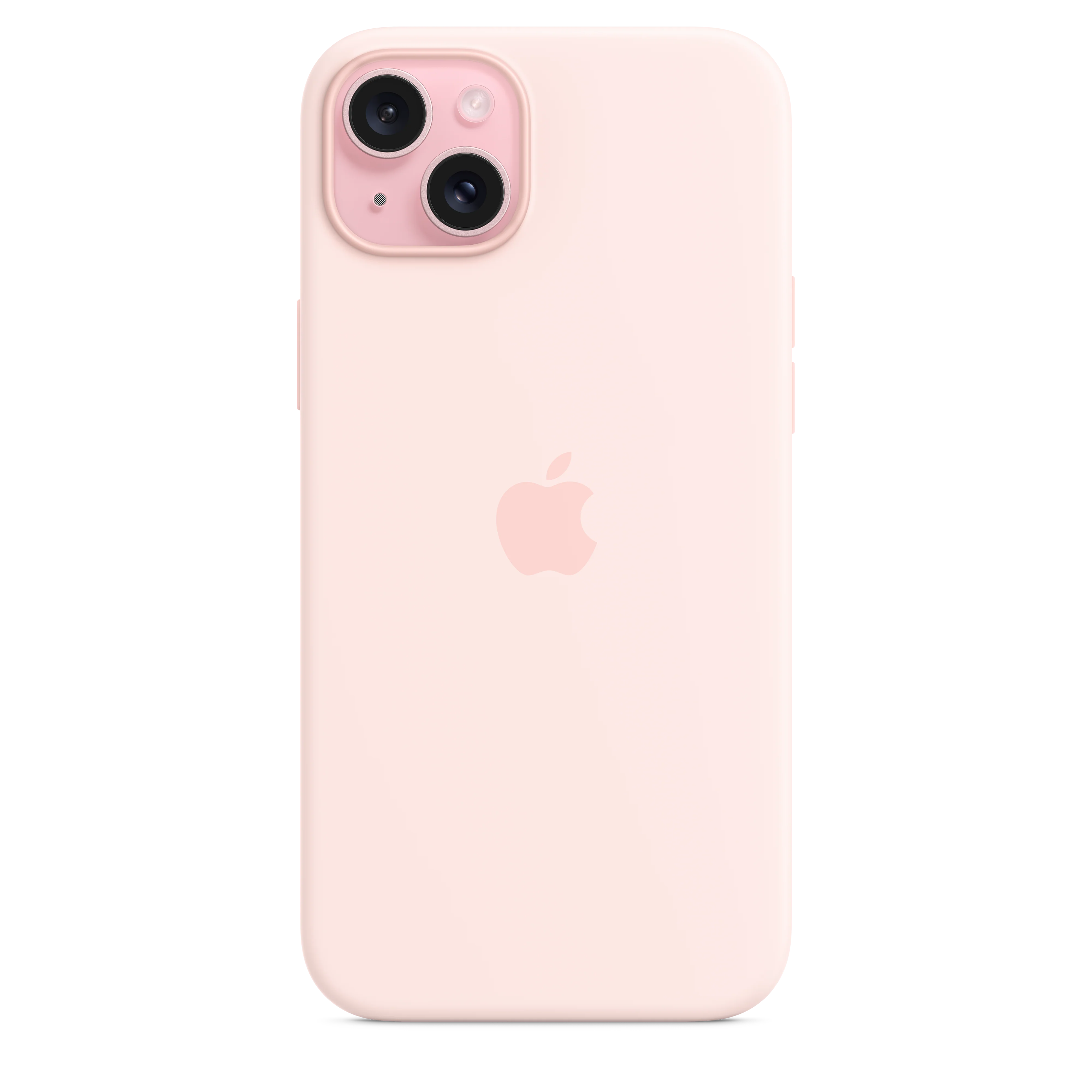iPhone 15 Plus Silicone Case with MagSafe - Light Pink - Image 2