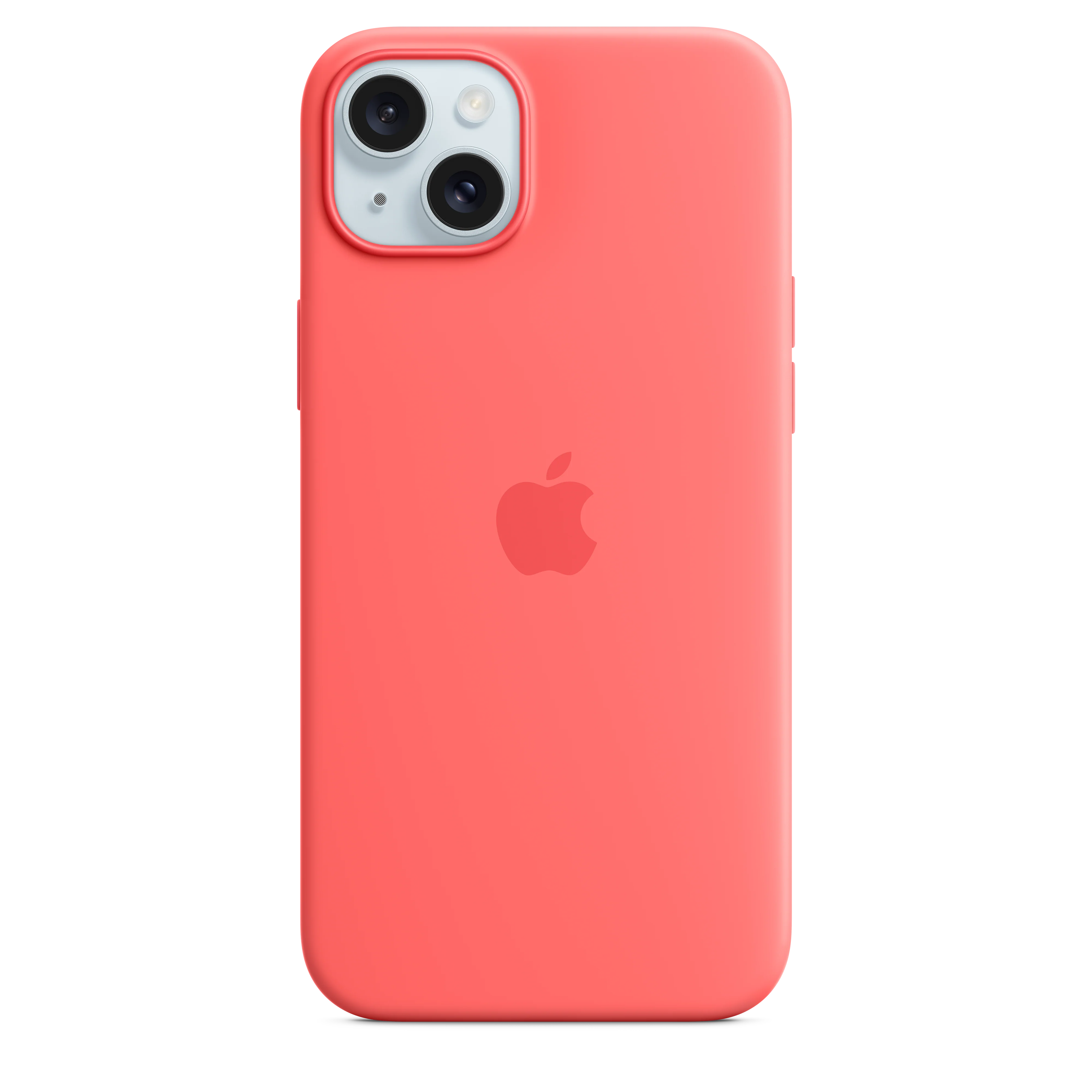 iPhone 15 Plus Silicone Case with MagSafe - Guava - Image 2