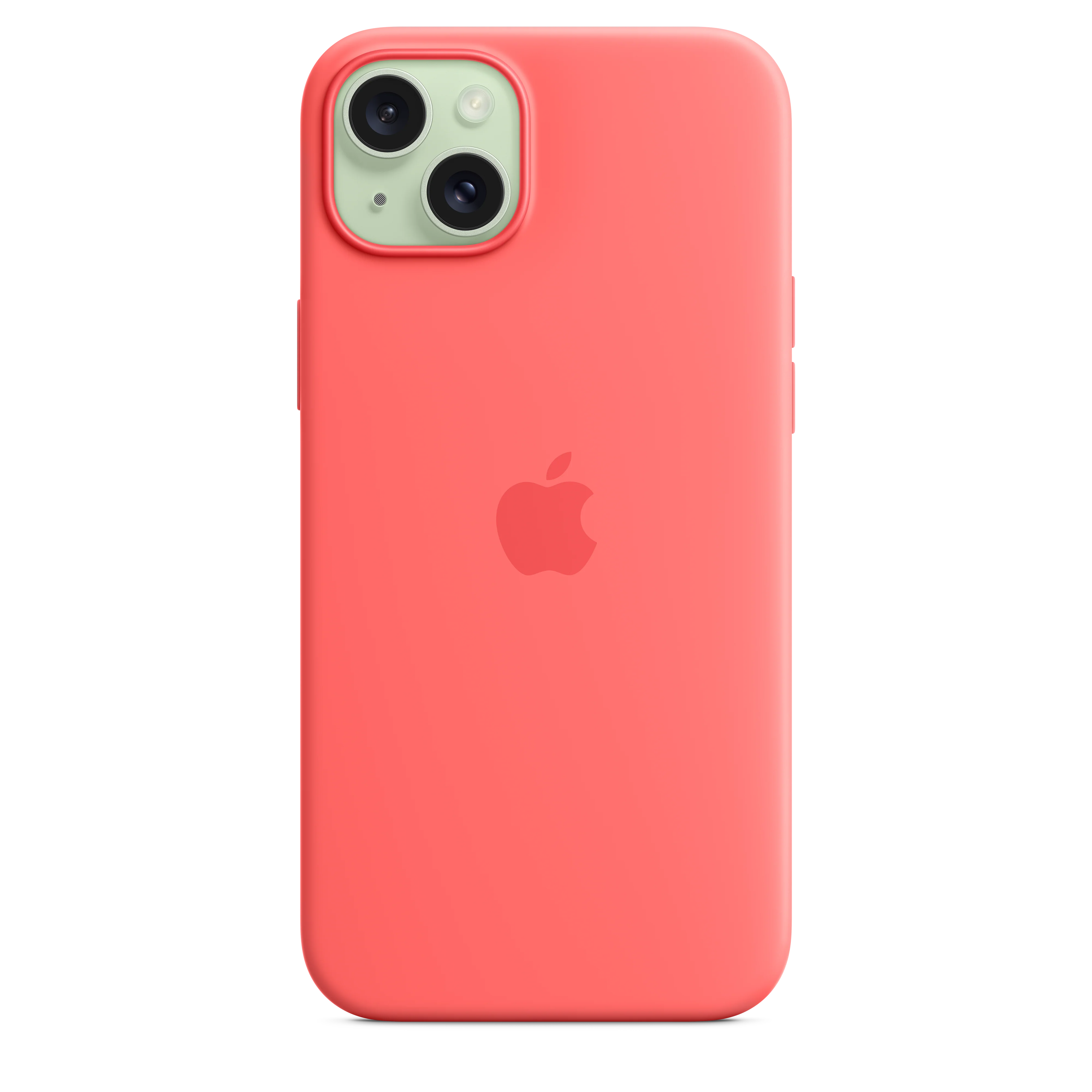iPhone 15 Plus Silicone Case with MagSafe - Guava - Image 4