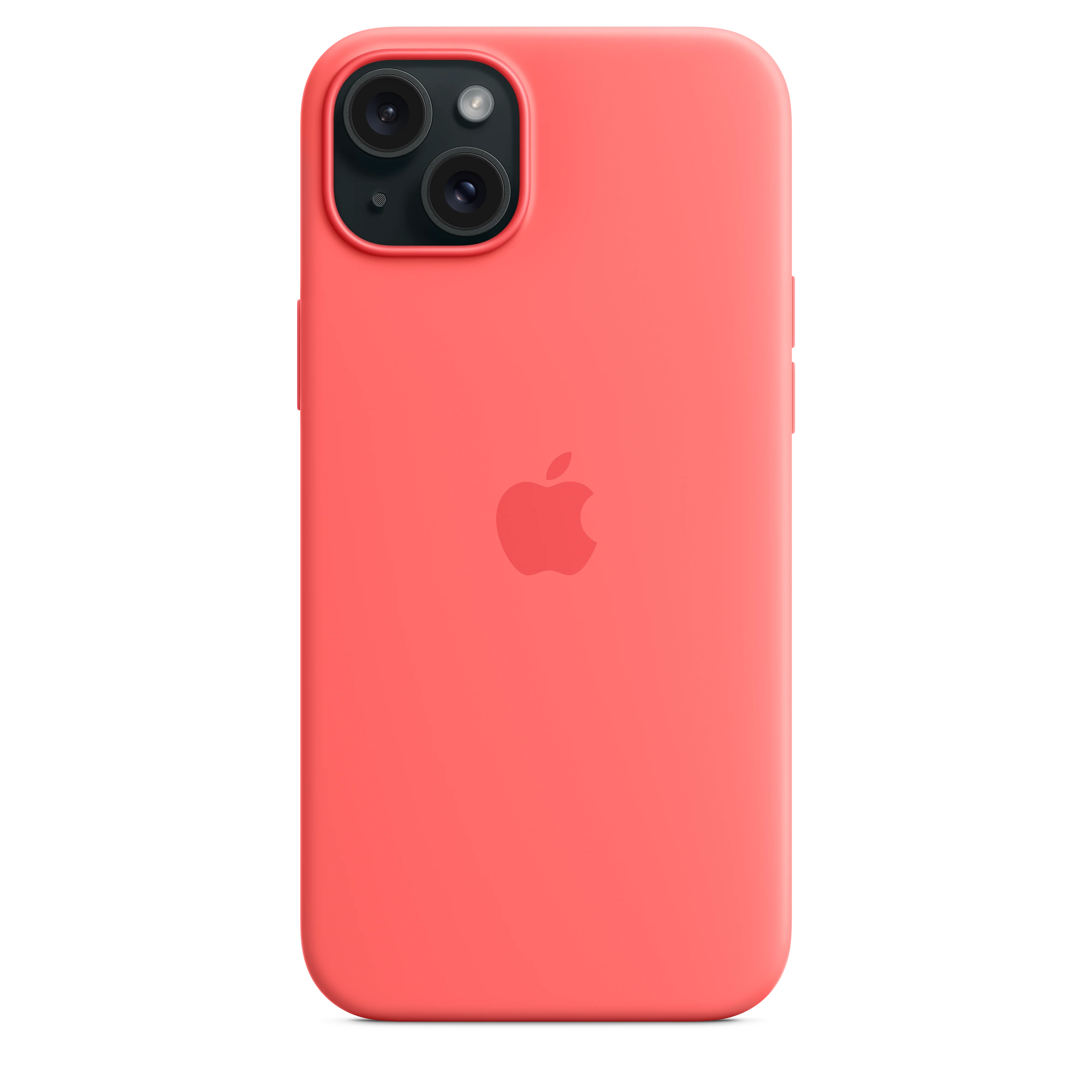 iPhone 15 Plus Silicone Case with MagSafe - Guava - Image 5