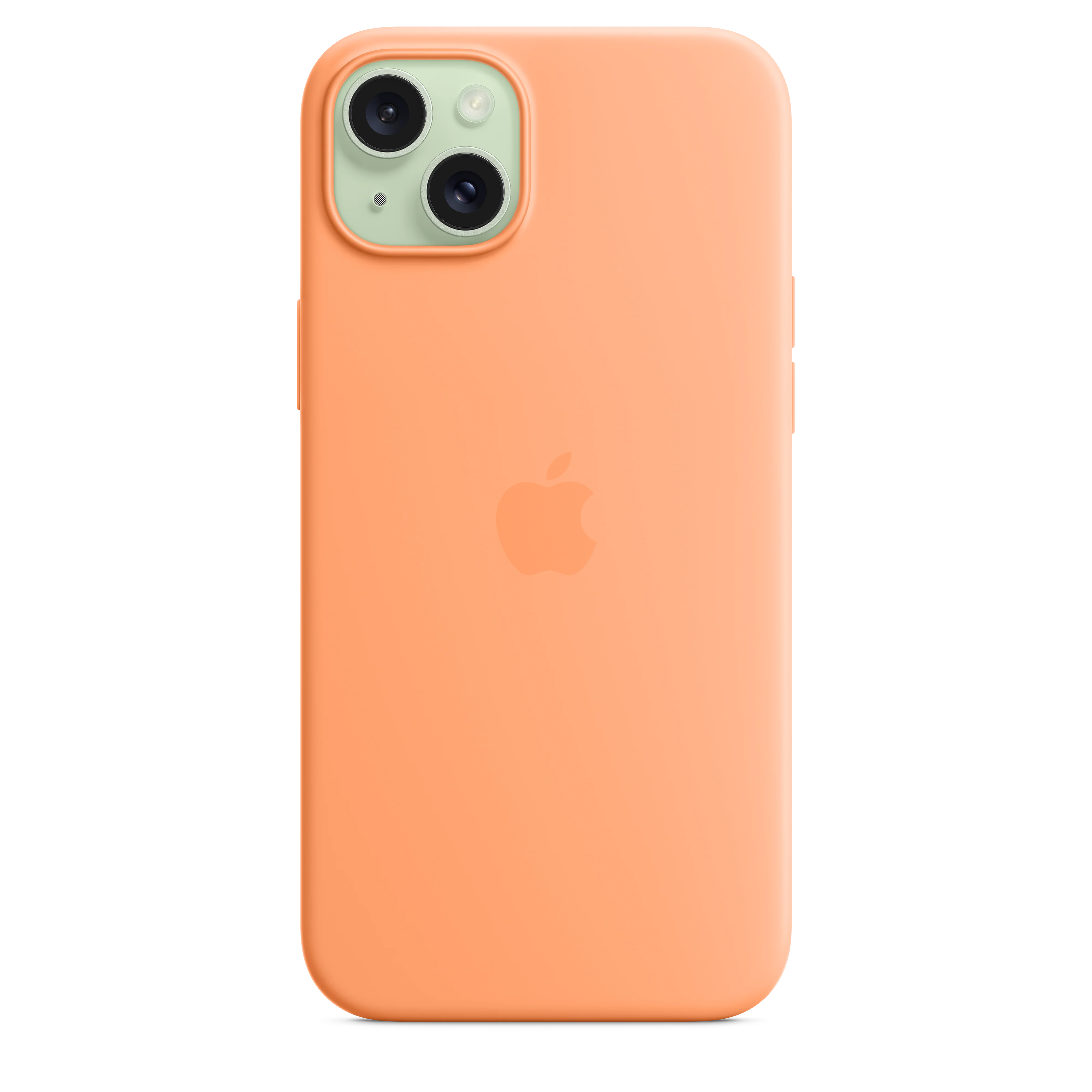 iPhone 15 Plus Silicone Case with MagSafe - Orange Sorbet - Image 4