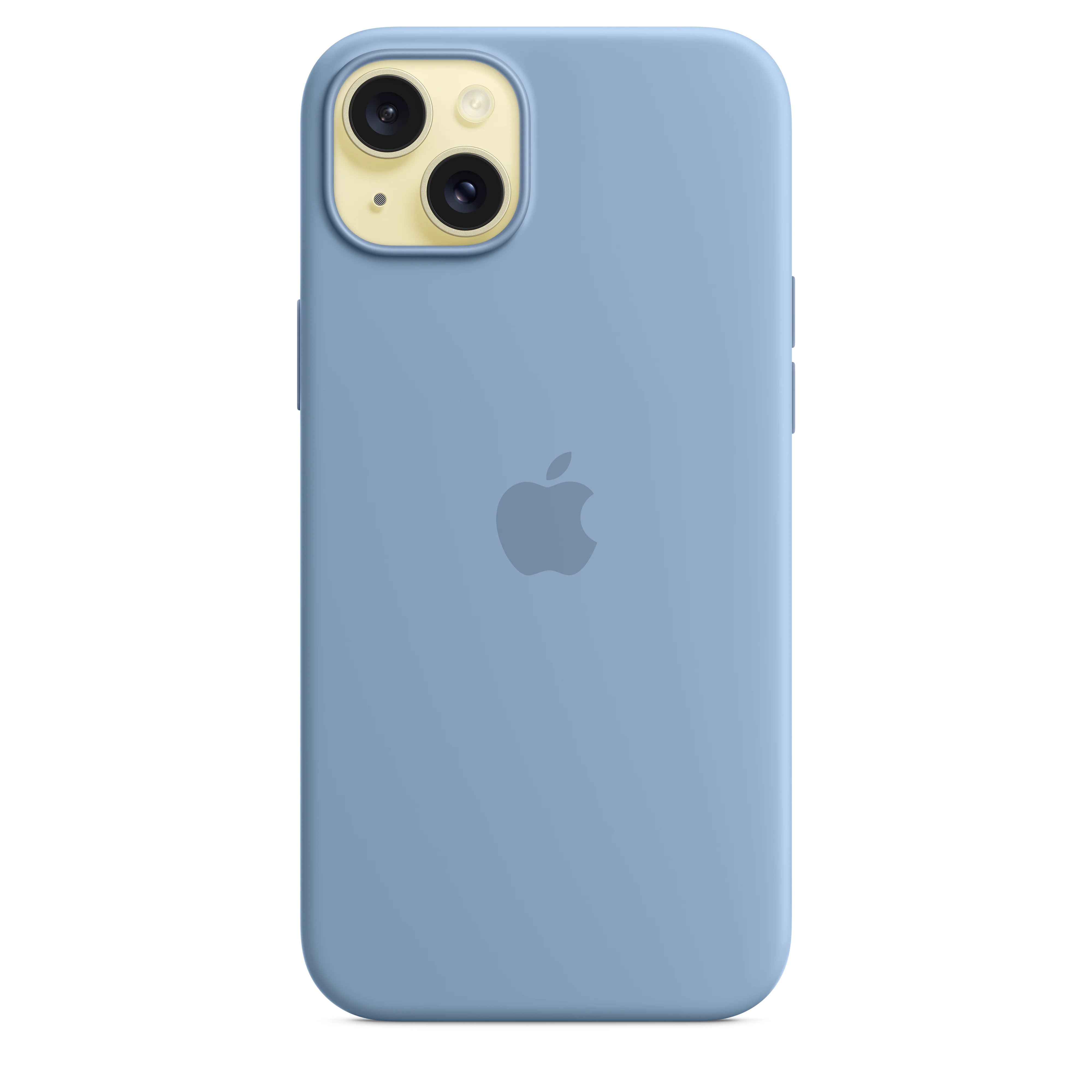 iPhone 15 Plus Silicone Case with MagSafe - Winter Blue - Image 3