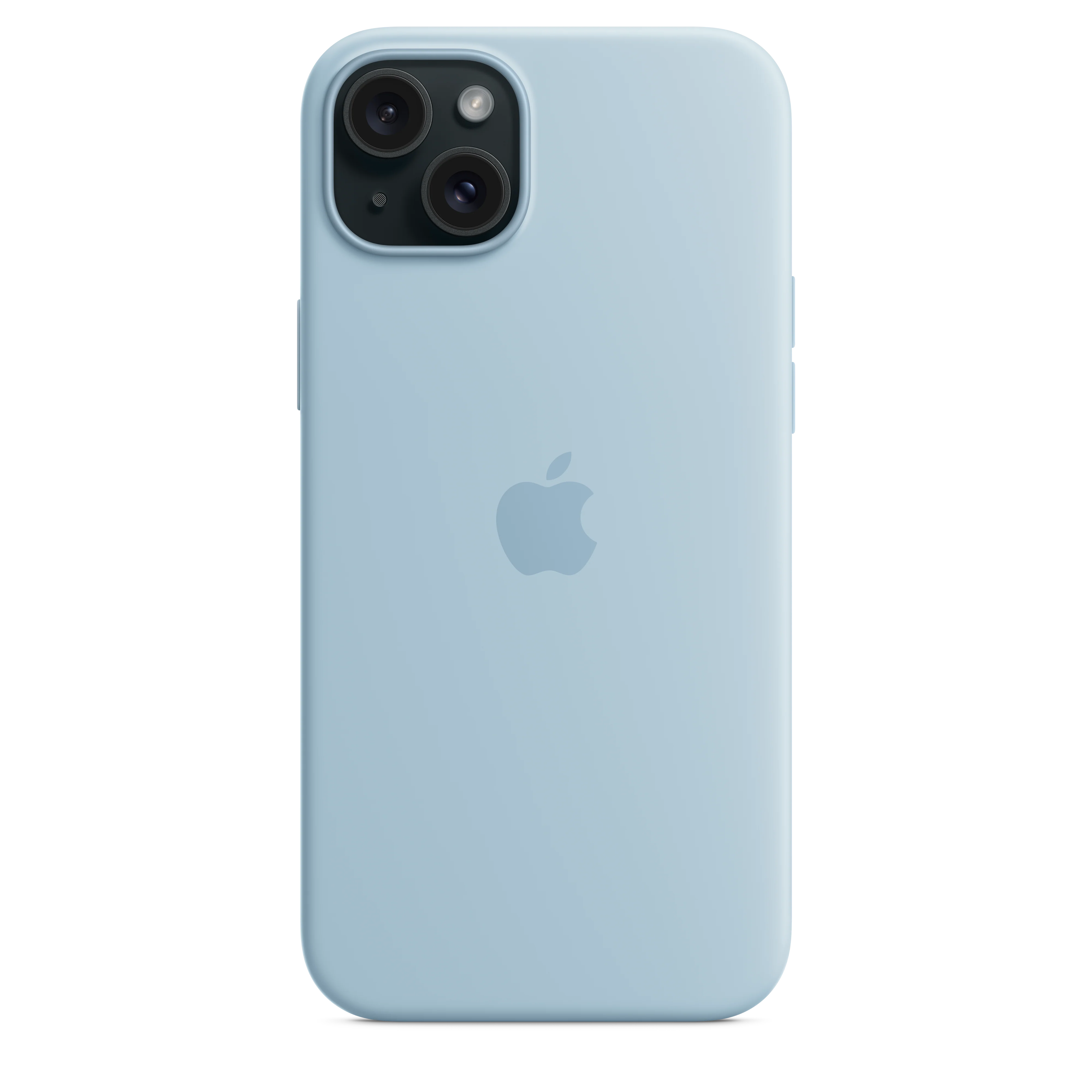 iPhone 15 Plus Silicone Case with MagSafe - Light Blue - Image 5