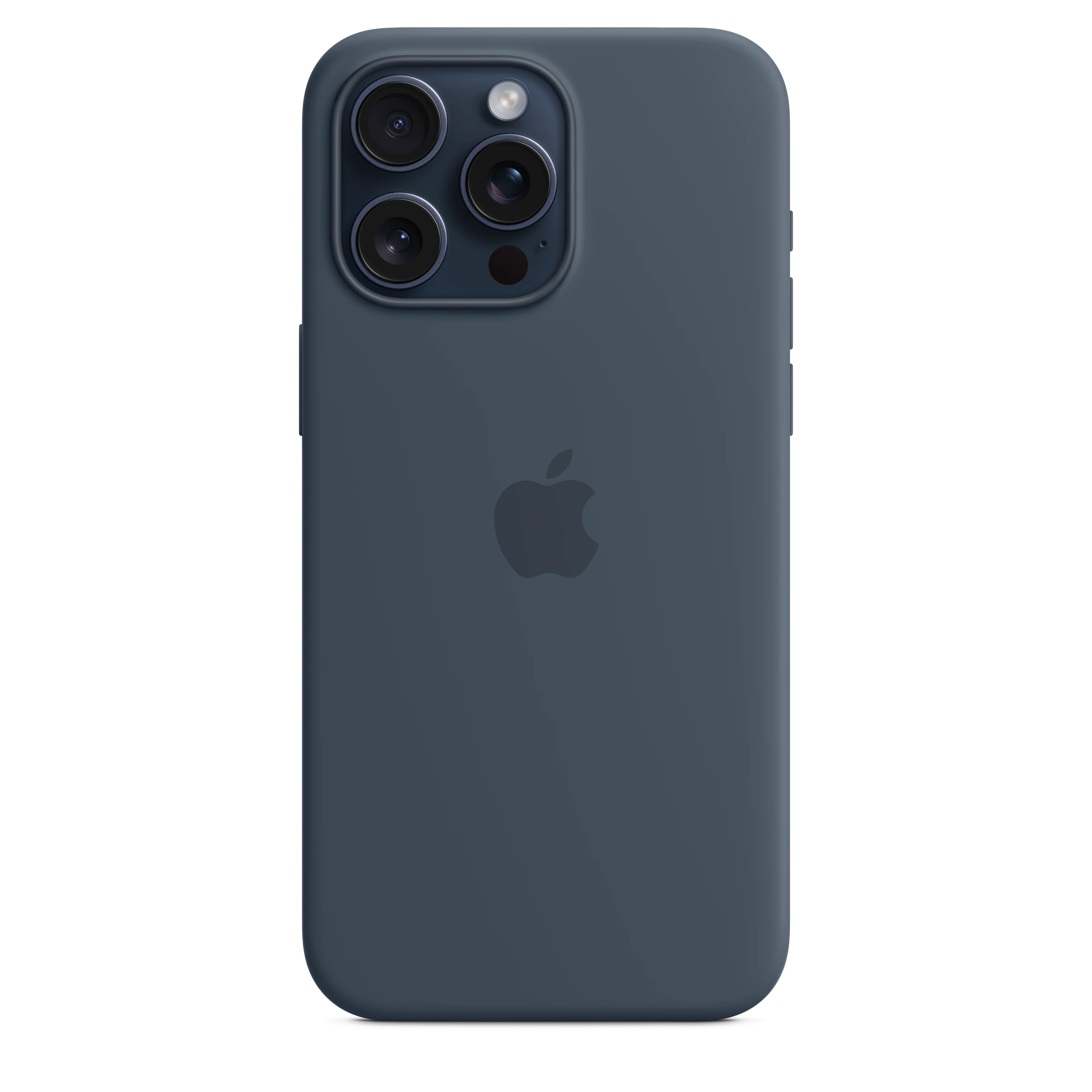 iPhone 15 Pro Max Silicone Case with MagSafe - Storm Blue - Image 2