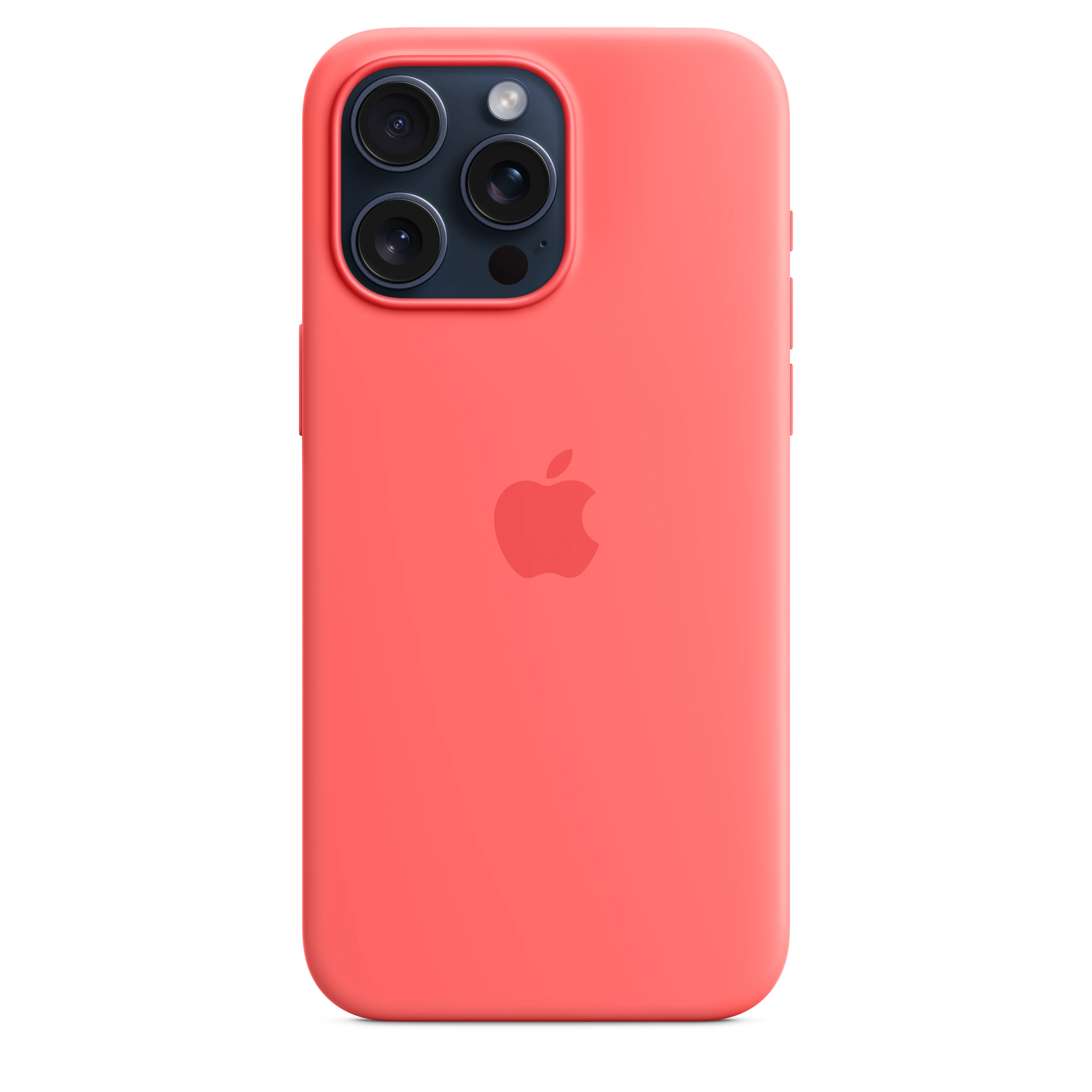 iPhone 15 Pro Max Silicone Case with MagSafe - Guava - Image 2